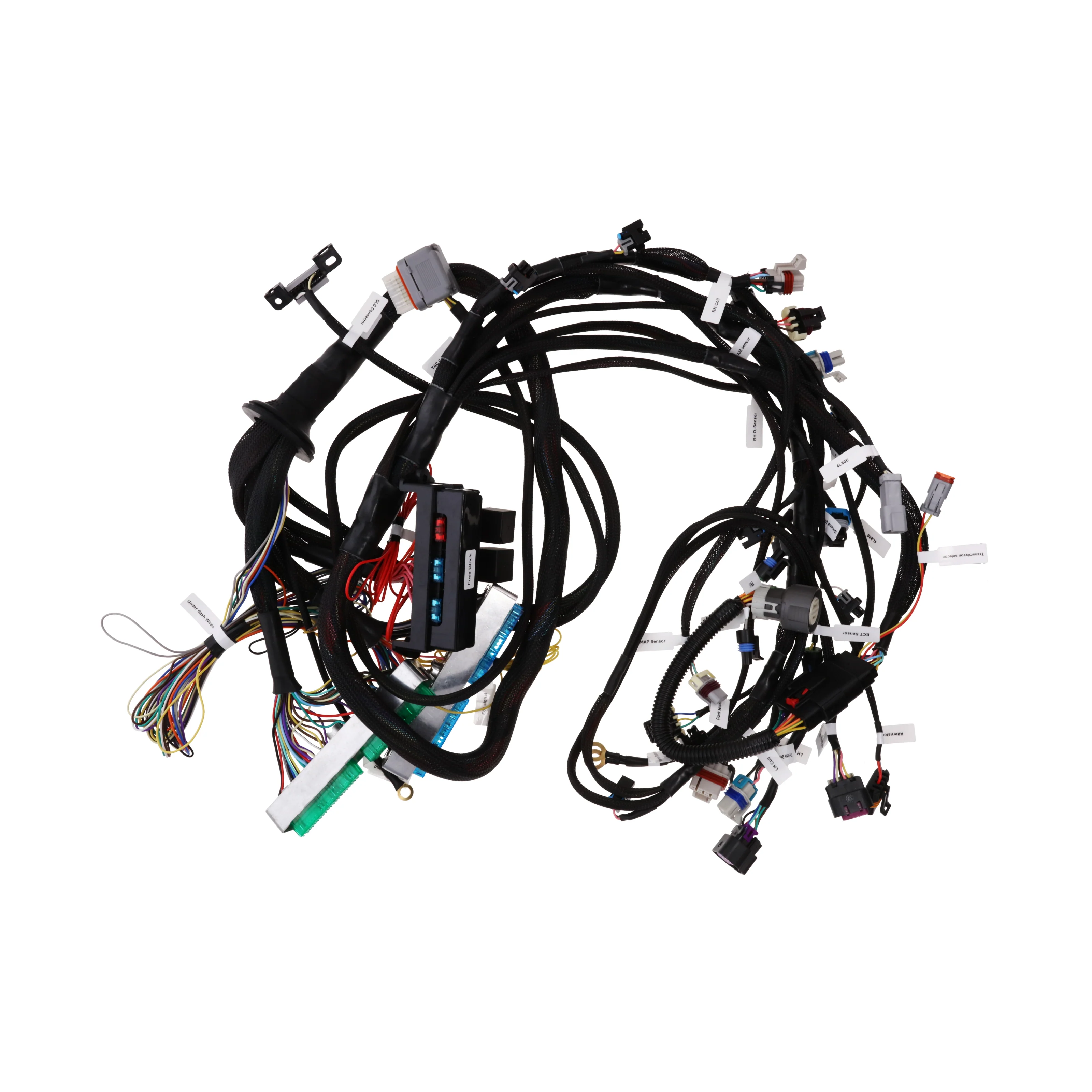 03-07 GM LS Truck EV6 Injector Drive-by-Wire Engine and 4L80E Transmission Wiring Harness - Image 2
