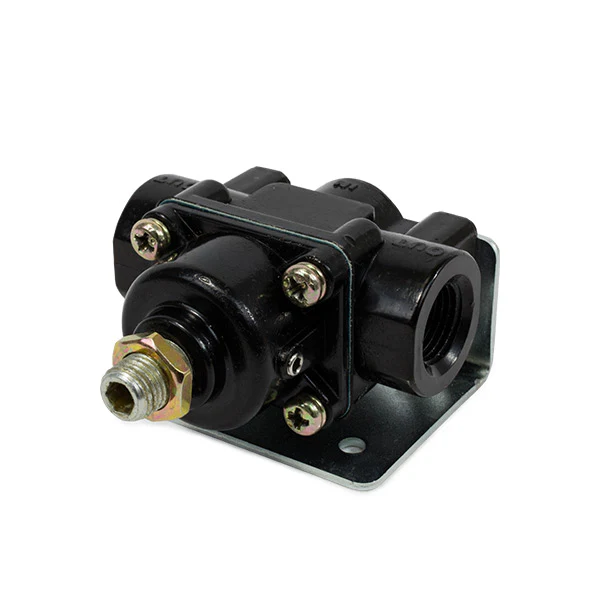 1 - 4 PSI Aluminum Fuel Pressure Regulator - Black - Image 2