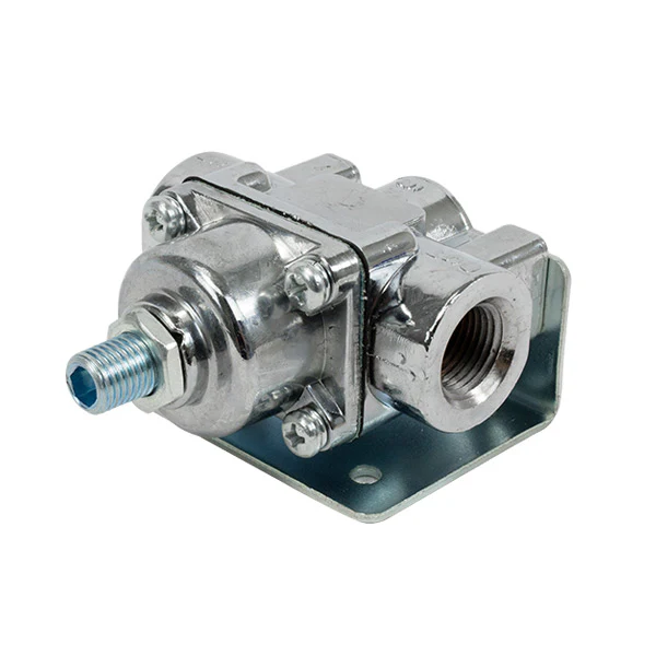 1 - 4 PSI Aluminum Fuel Pressure Regulator - Chrome - Image 2