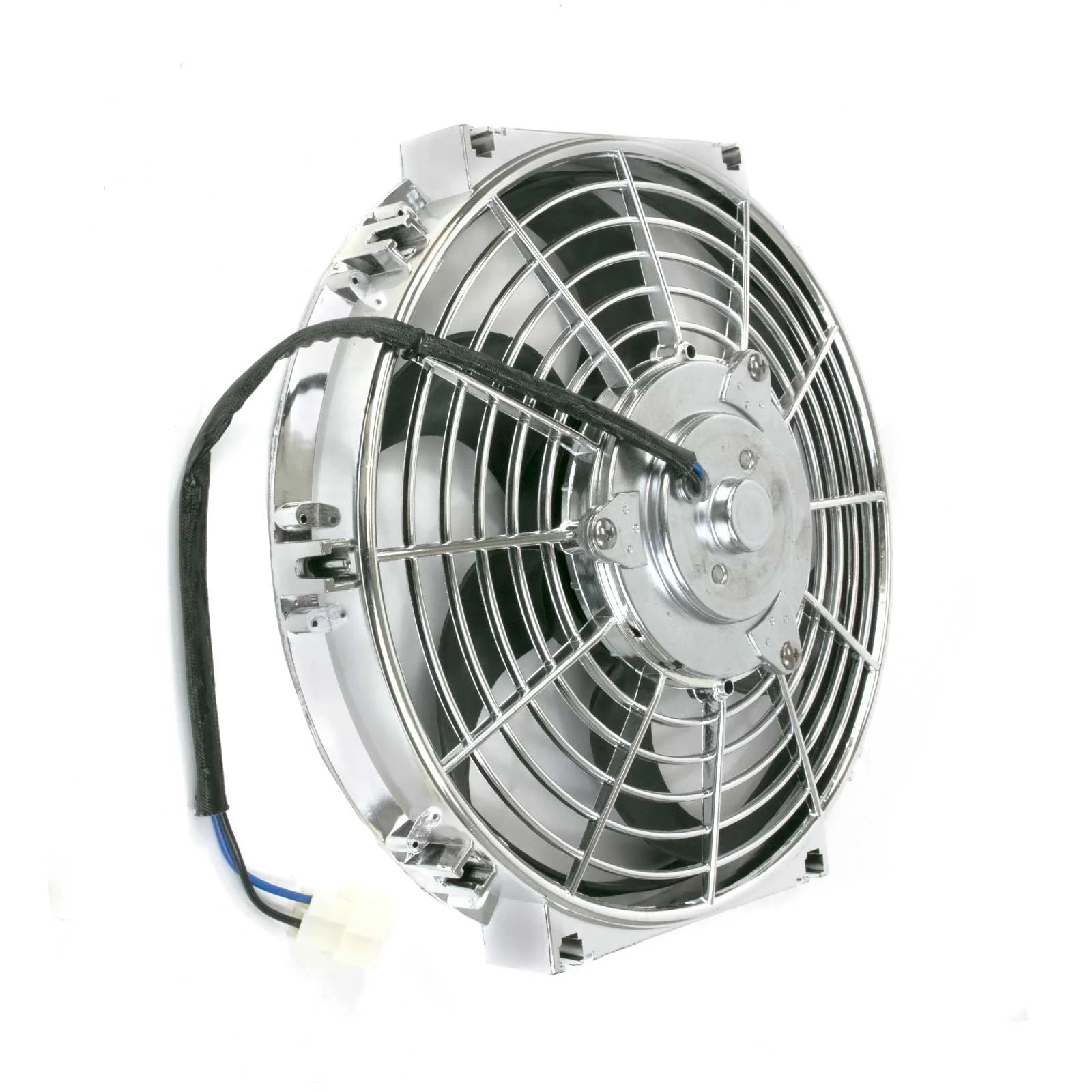 10" Universal Cooling Fan - Chrome - Image 2