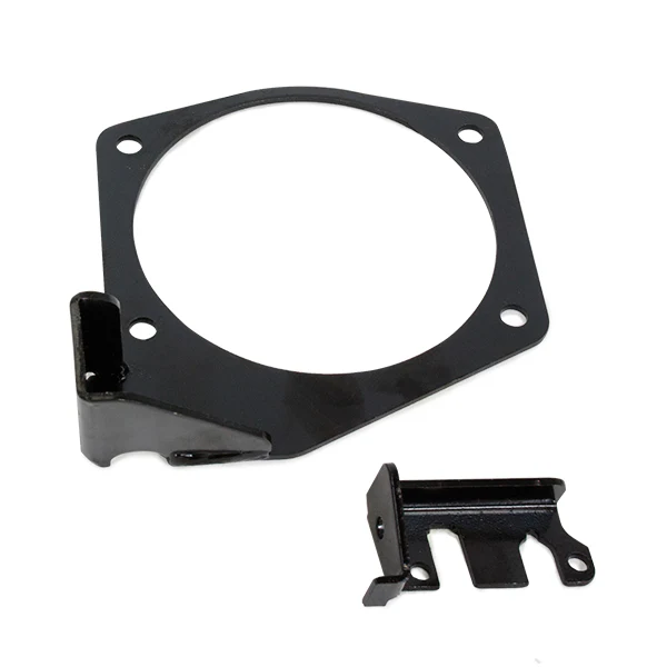 105mm 4-Bolt LS Throttle Cable Bracket - Black - Image 3