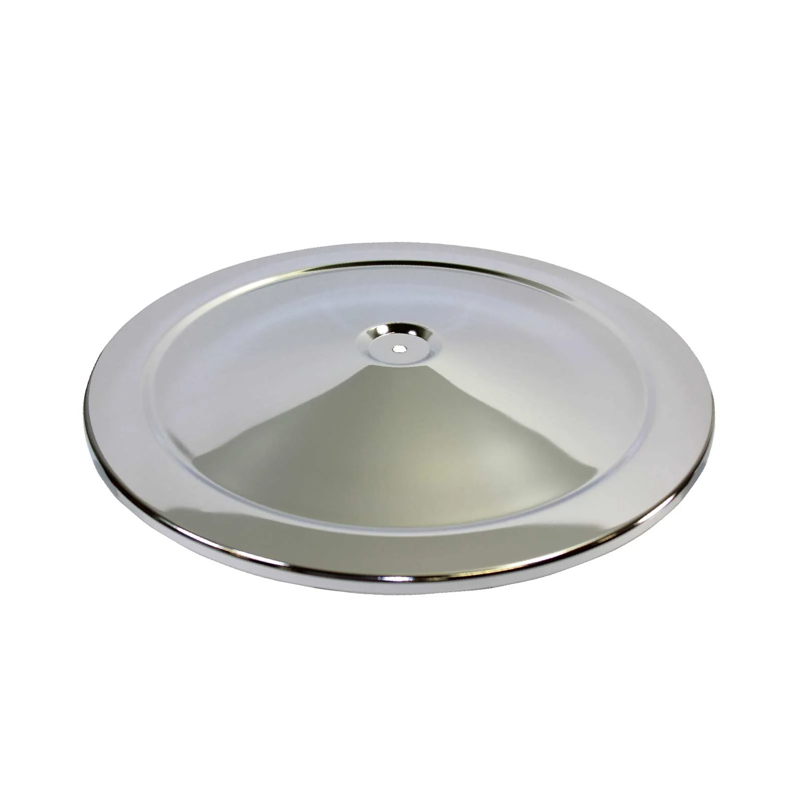 14" Muscle Car Style Steel Air Cleaner Top - Chrome