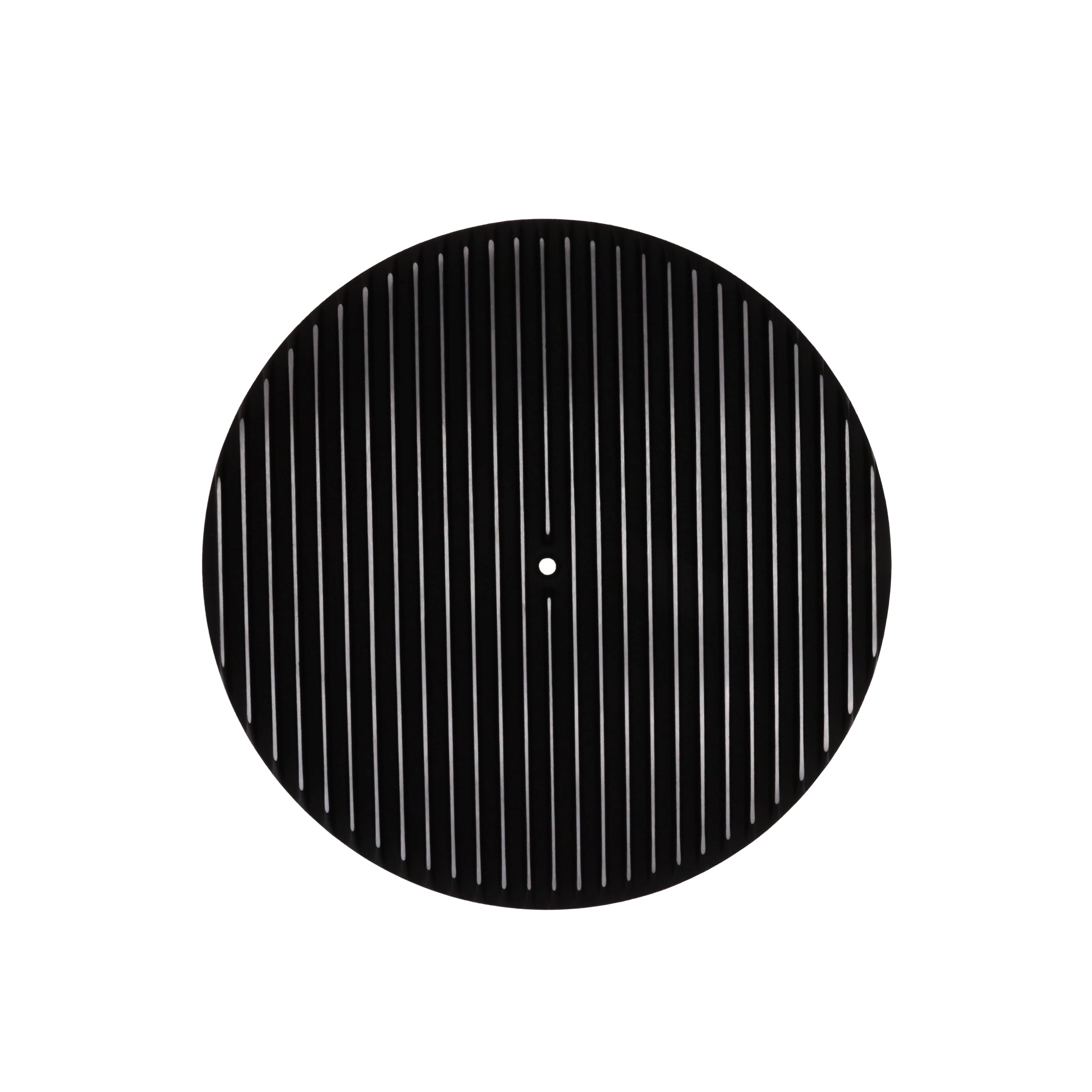 14" X 3" Full Finned Round Aluminum Air Cleaner Kit, Paper Filter, Recessed Base, Black - Image 3