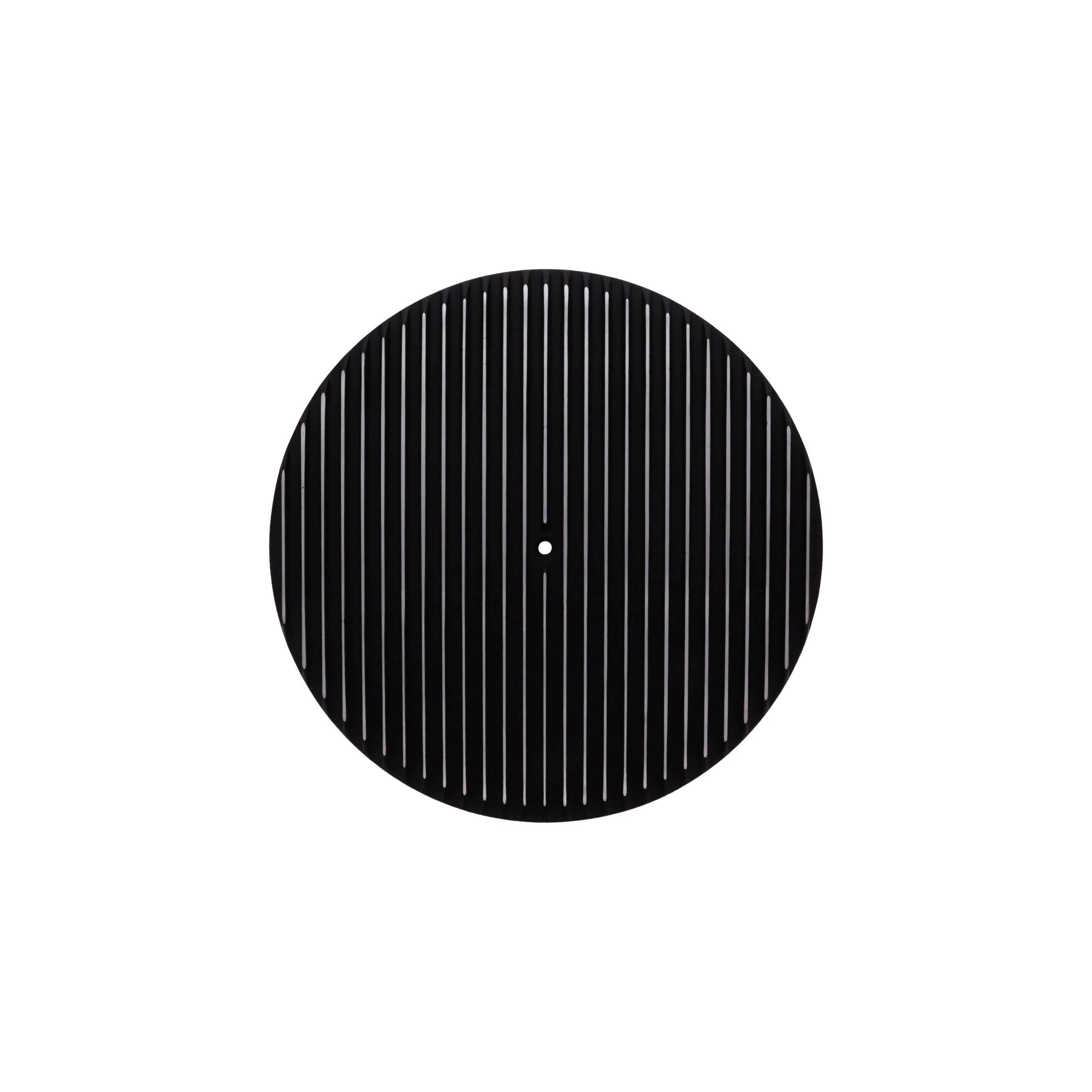 14" X 3" Full Finned Round Aluminum Air Cleaner Kit, Red Washable Filter, Flat Base - Black - Image 3