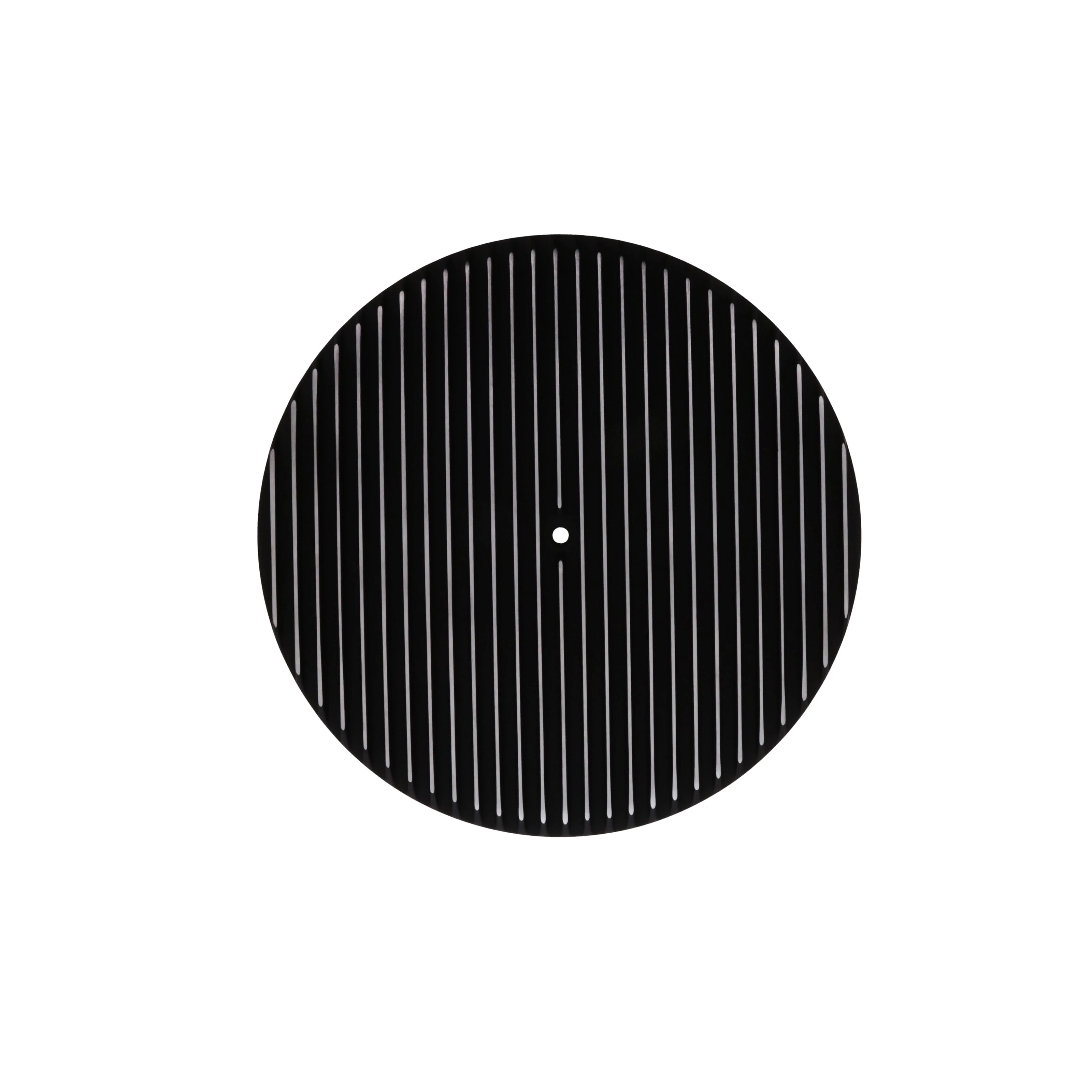 14" X 3" Full Finned Round Aluminum Air Cleaner Kit, Red Washable Filter, Recessed Base, Black - Image 3