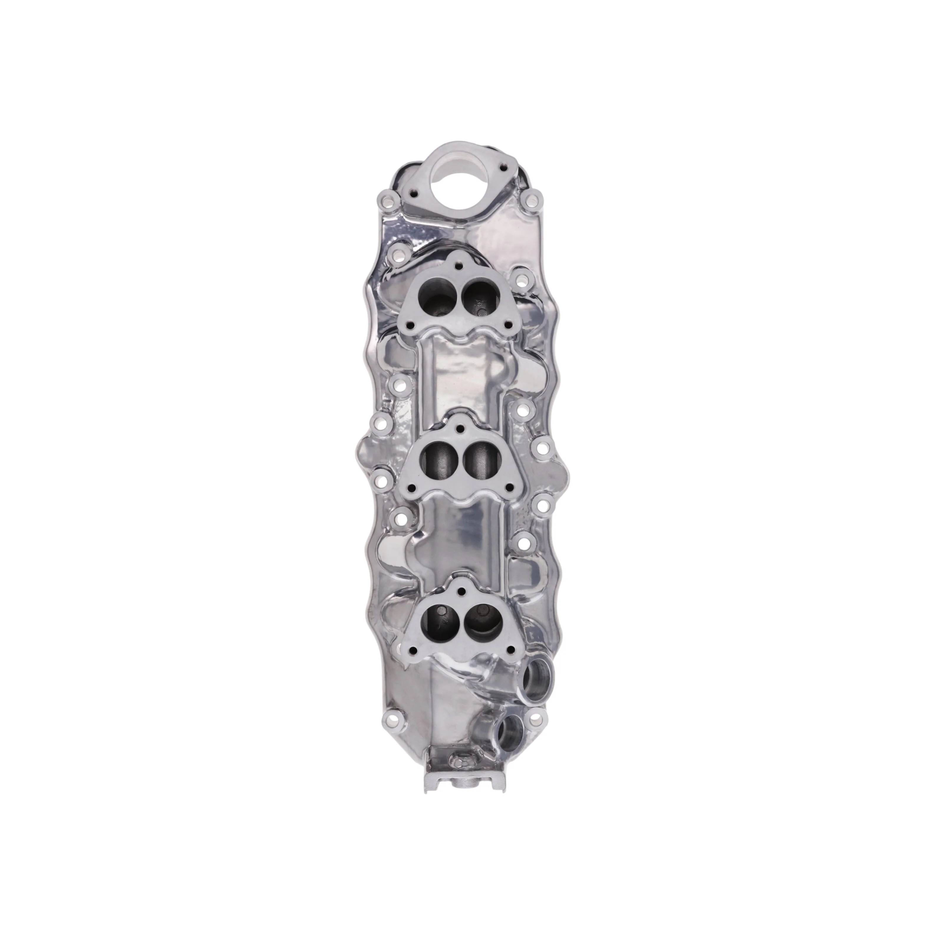 1949-1953 Ford Flathead Triple Deuce Aluminum Intake Manifold - Polished - Image 3