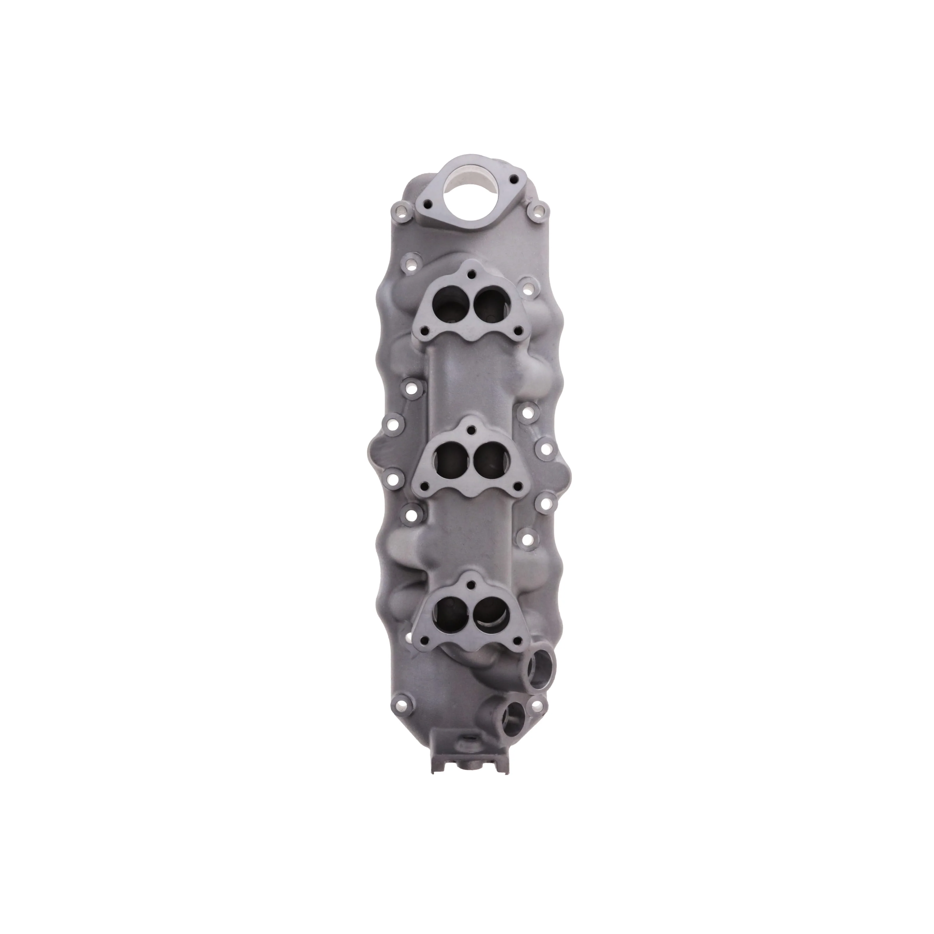 1949-1953 Ford Flathead Triple Deuce Aluminum Intake Manifold - Satin - Image 3