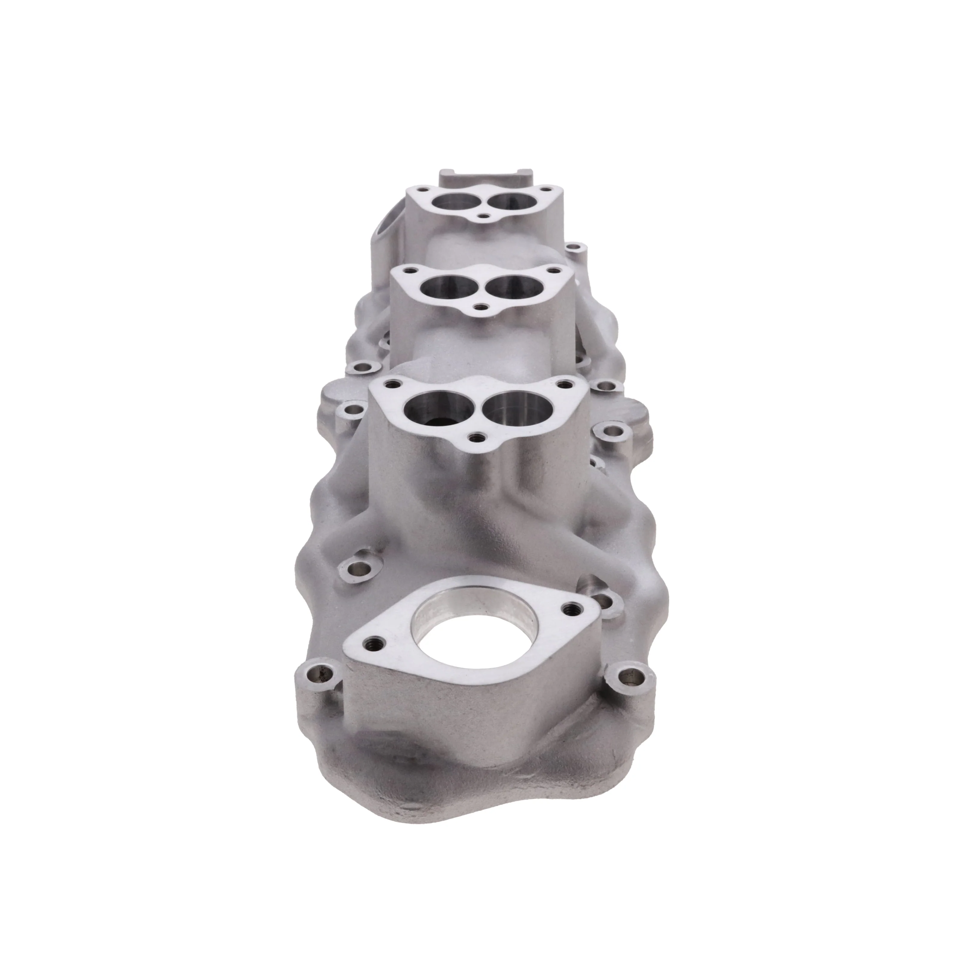 1949-1953 Ford Flathead Triple Deuce Aluminum Intake Manifold - Satin - Image 4