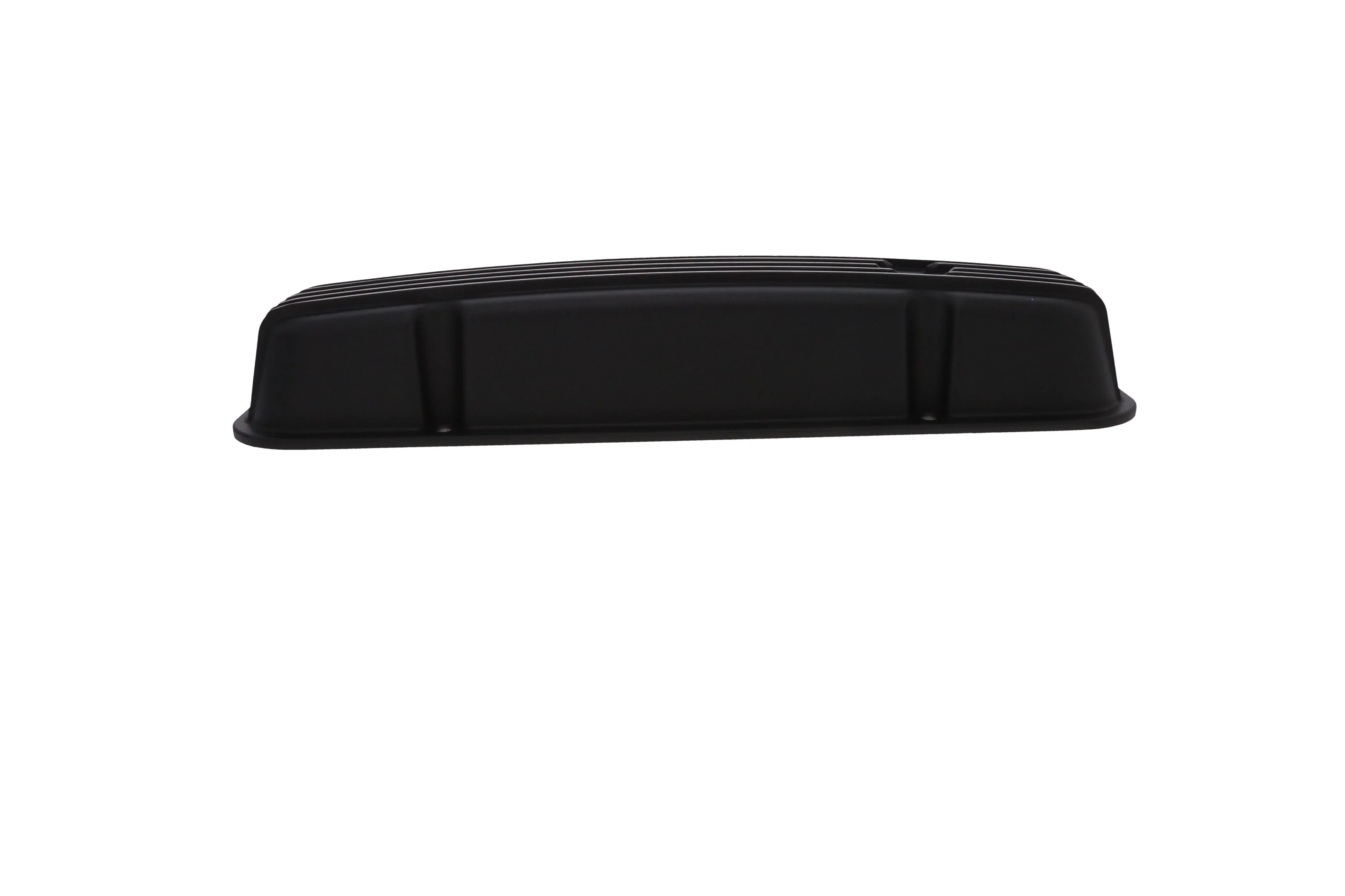 1957-1979 Pontiac Finned Aluminum Valve Covers, 2 3/4" Ht., 1.25" Hole, Black - Image 4