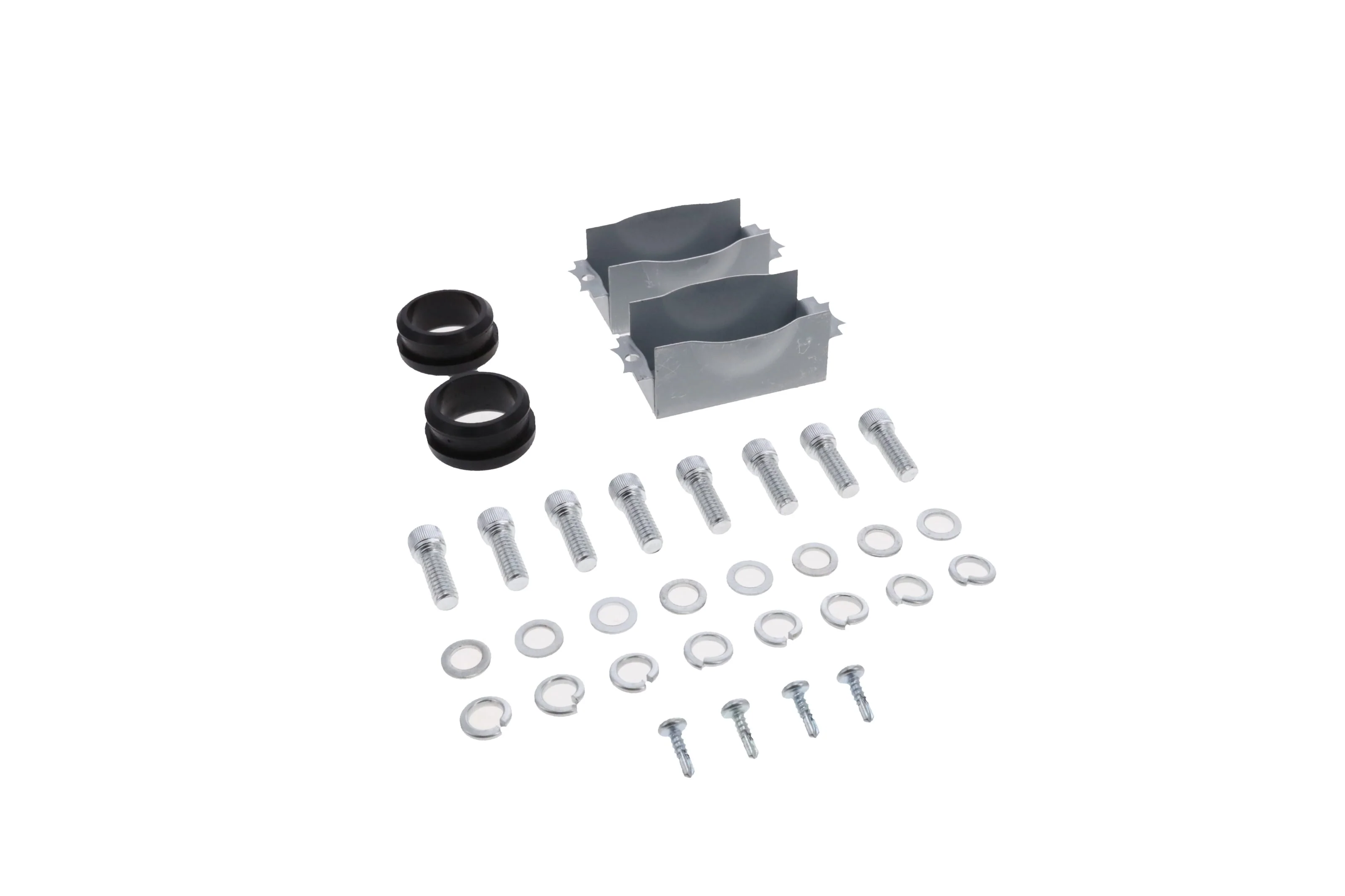 1957-1979 Pontiac Finned Aluminum Valve Covers, 2 3/4" Ht., 1.25" Hole, Black - Image 6