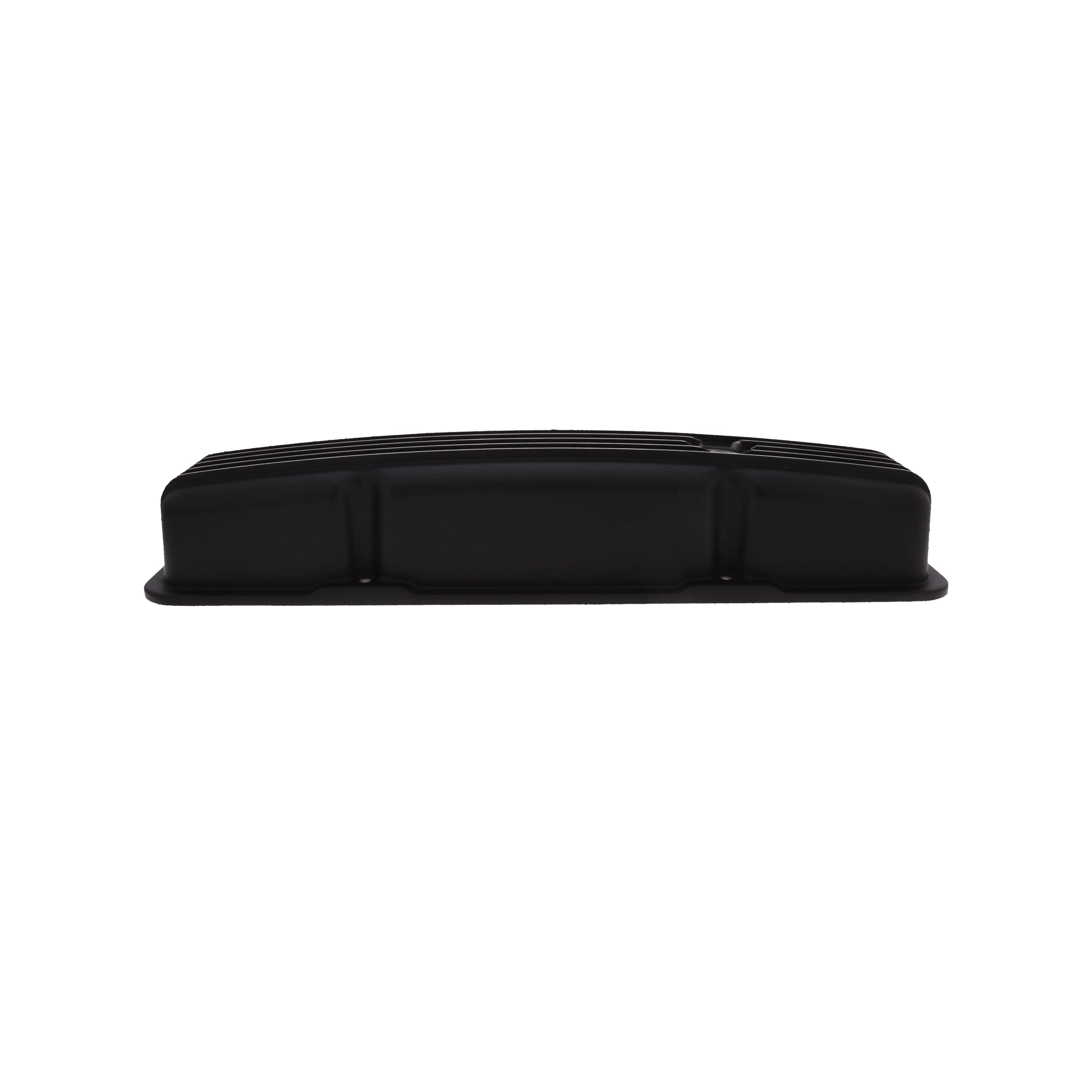 1958-1986 Chevy SB Finned Aluminum Valve Covers, 2 9/16" Ht., 1.25" Hole - Black - Image 5