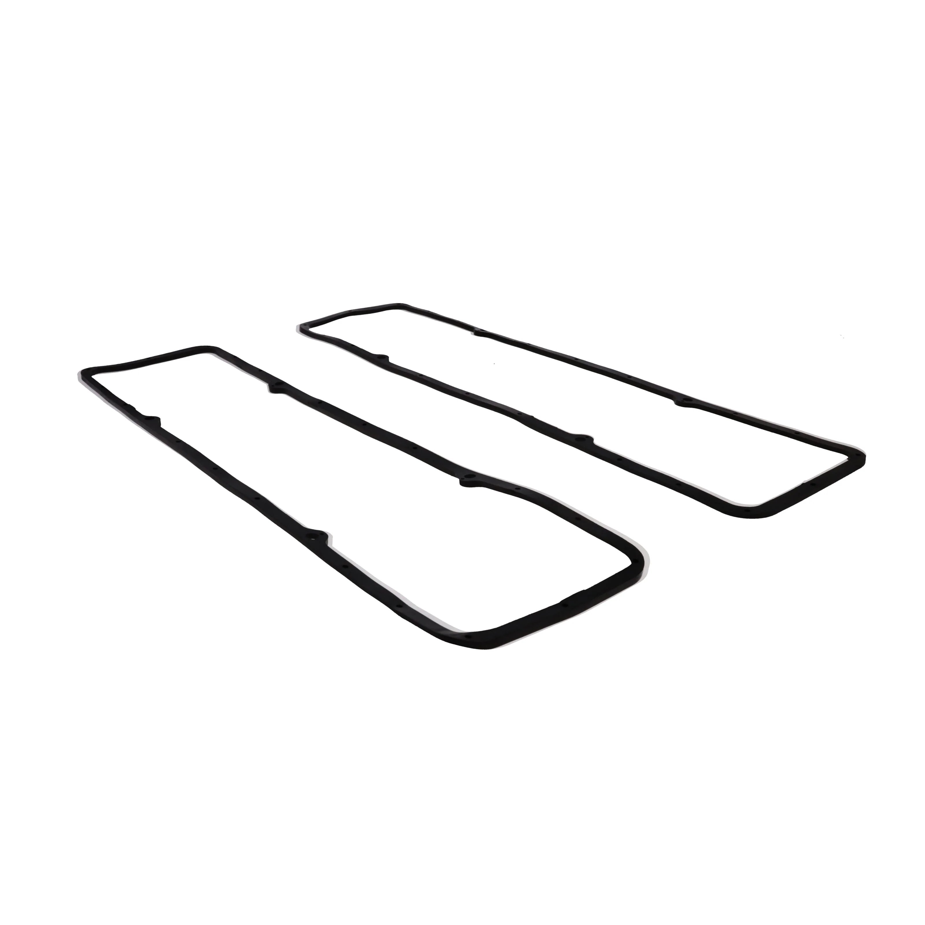 1958-1986 Chevy SB Valve Cover Gaskets 3/16" Black Neoprene with Steel Core - Image 3