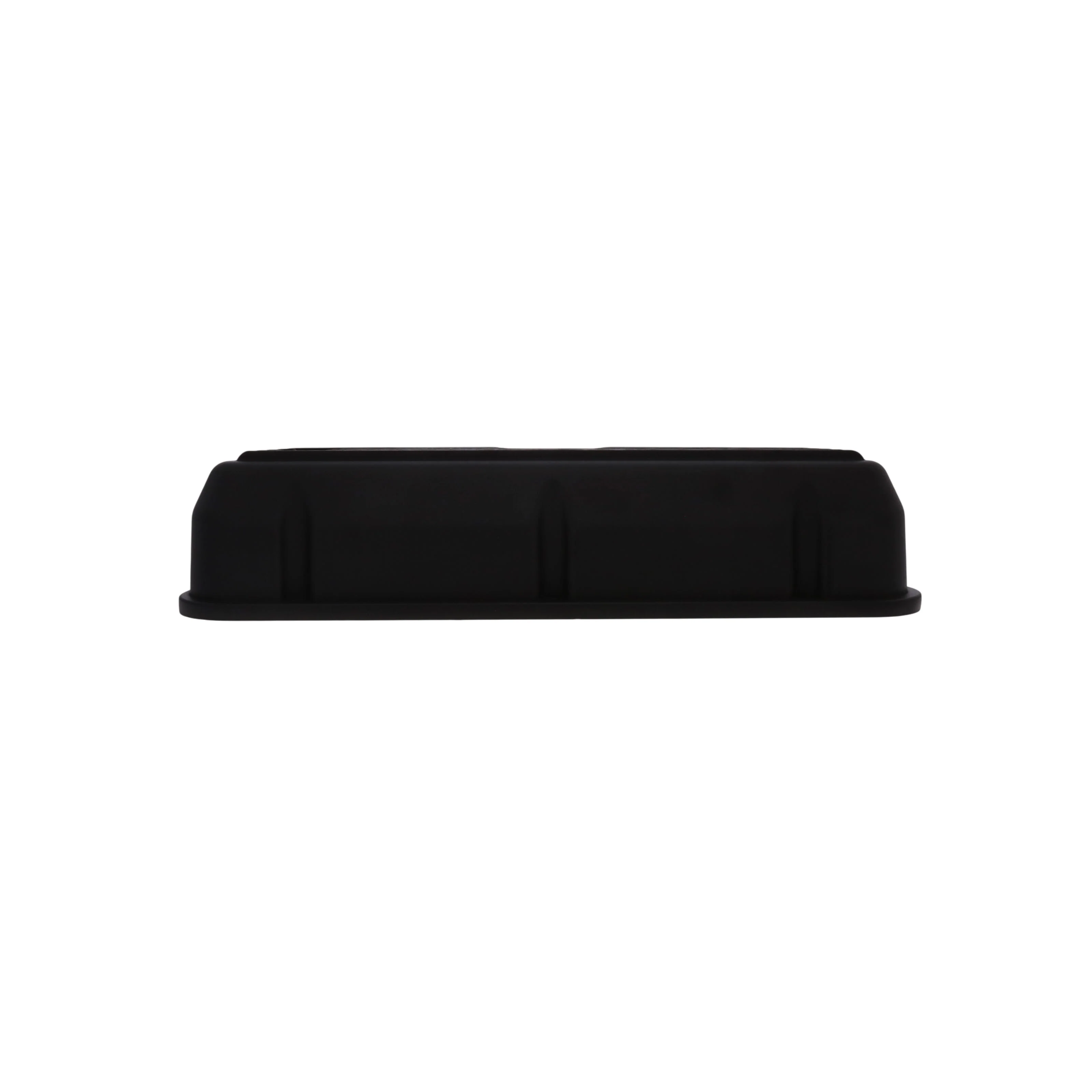 1962-2001 Ford SB 289, 351W Tall Finned Aluminum Valve Cover, 3 13/16" Ht., 1.25" Hole - Black - Image 5