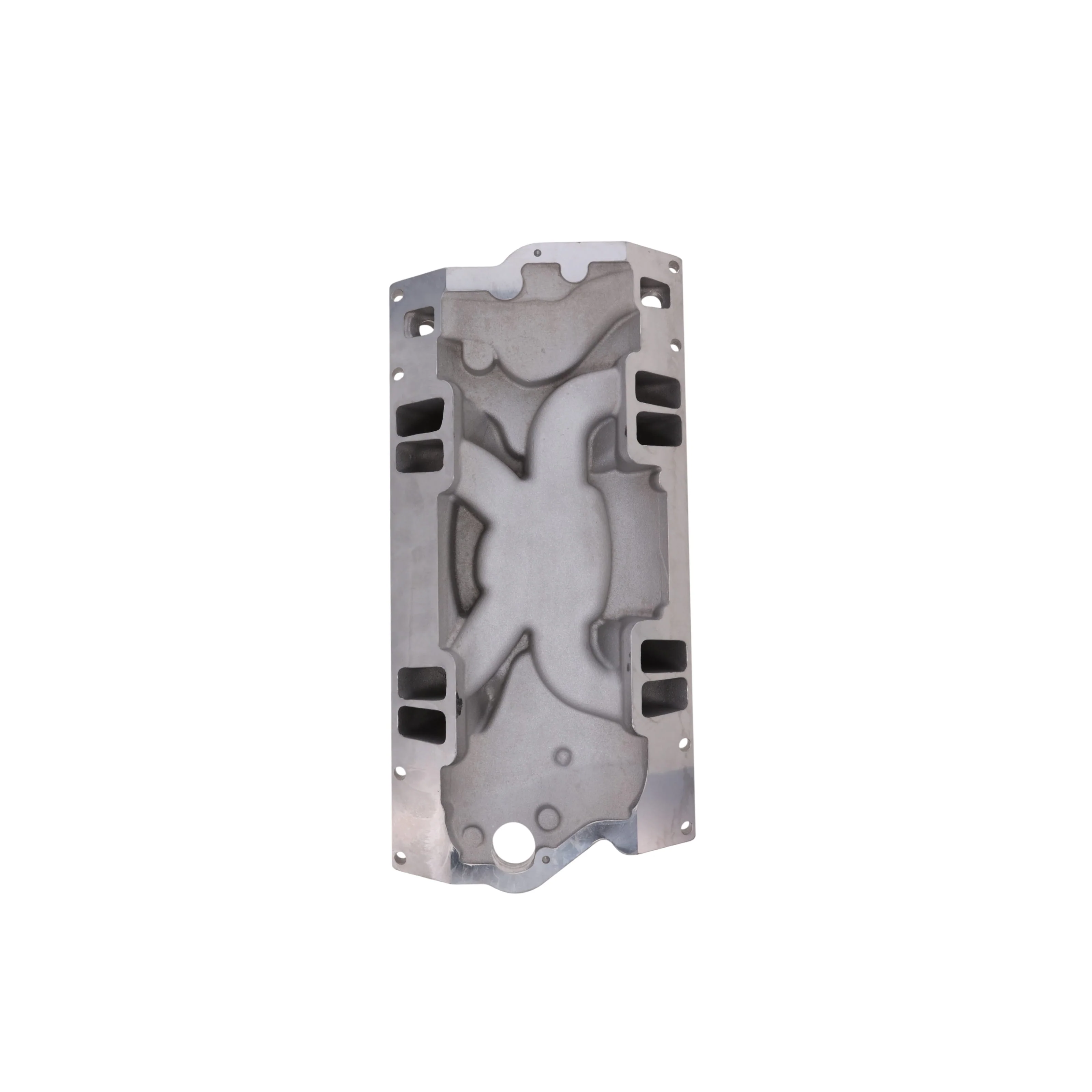 1996-2002 Chevy Small Block Vortec Aluminum Intake Manifold, Dual Plane - Black - Image 4