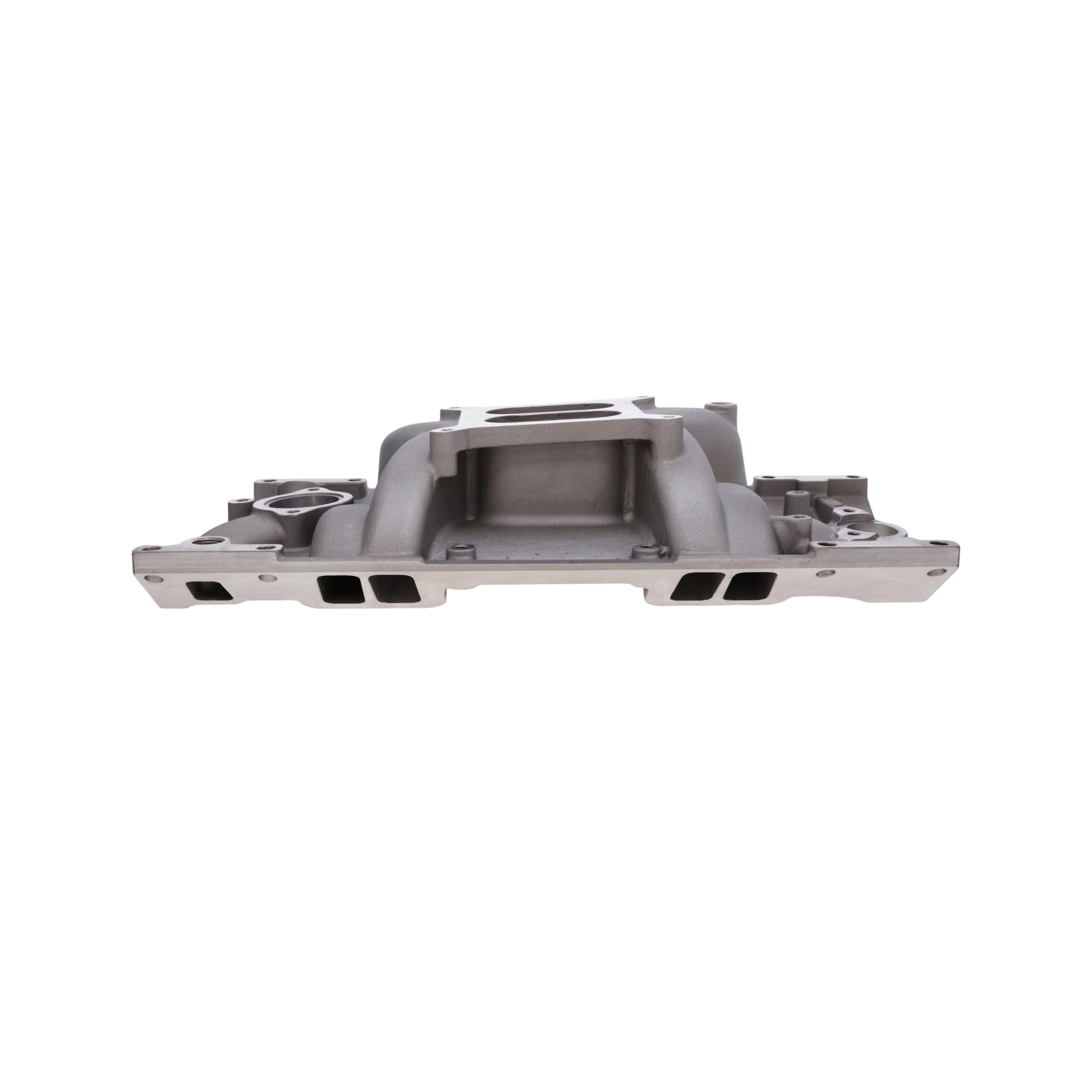 1996-2002 Chevy Small Block Vortec Aluminum Intake Manifold, Dual Plane - Satin - Image 5