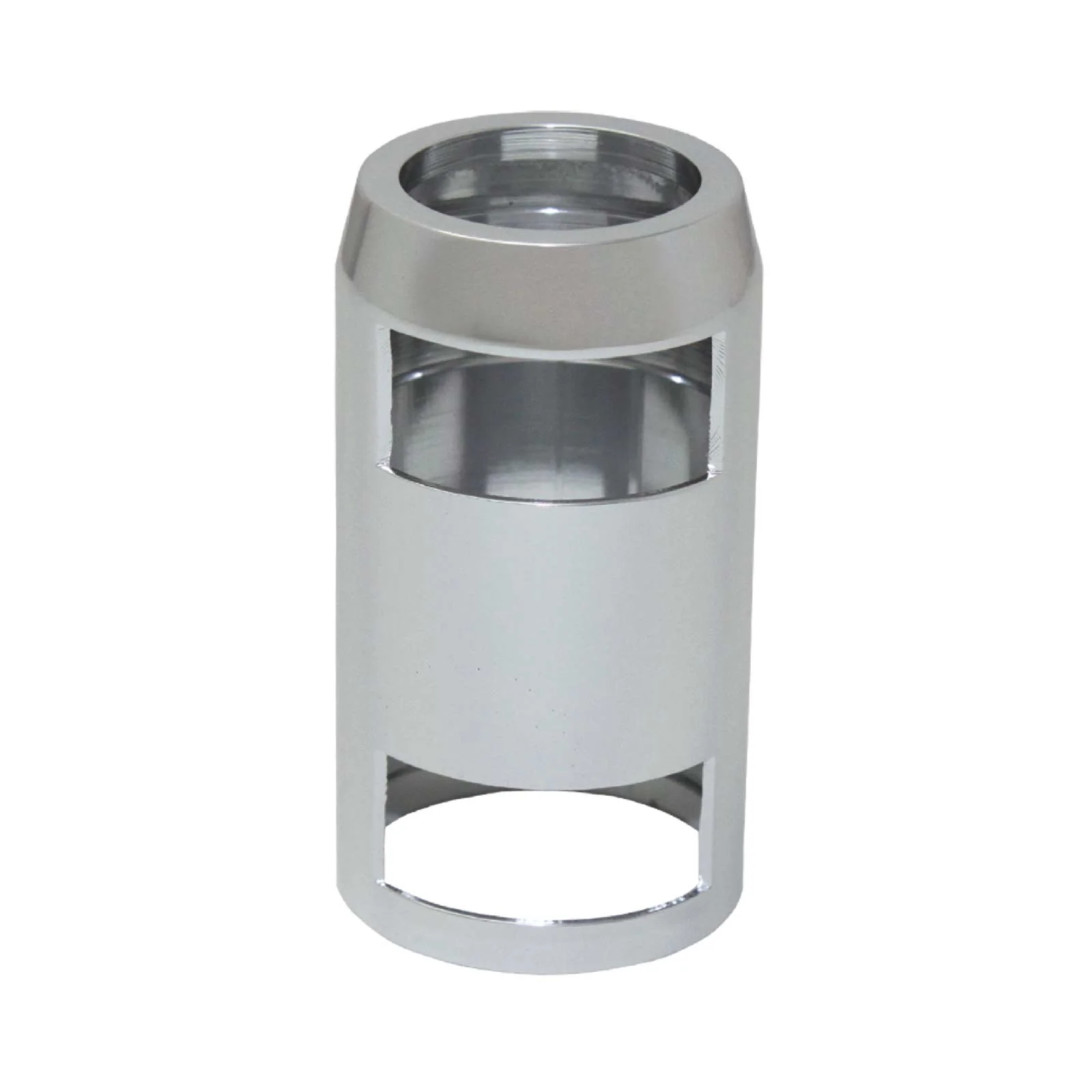 3/4" Aluminum Heater Hose End Cap - Chrome - Image 2