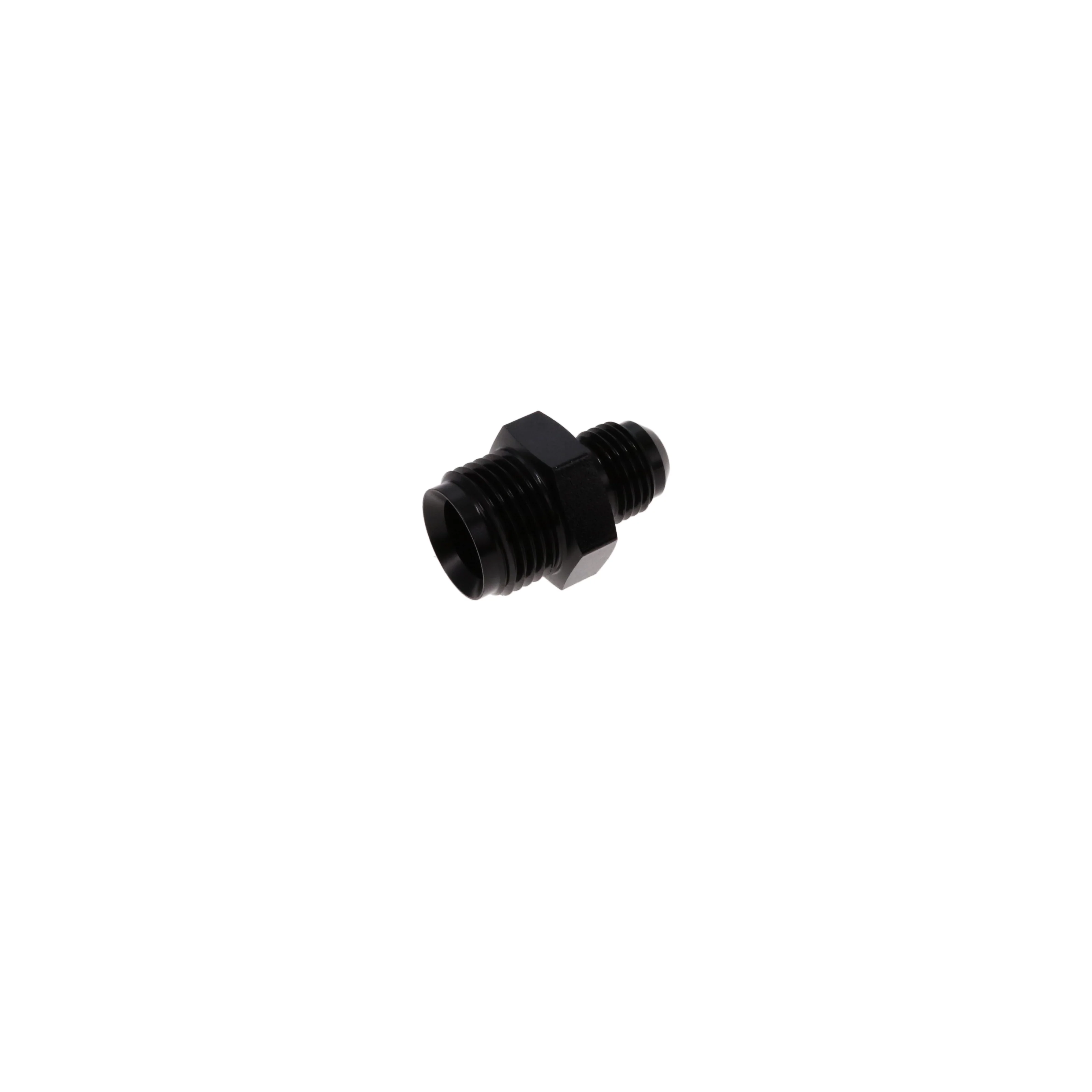 3/8 in. Bulb Style Hose Barb to -6AN Adapter Fitting for Power Steering Reservoir Return - Image 2