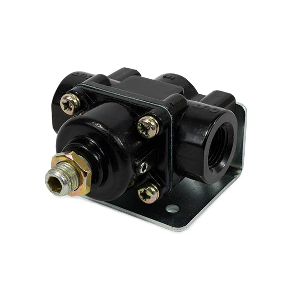4.5 - 9 PSI Aluminum Fuel Pressure Regulator - Black - Image 3