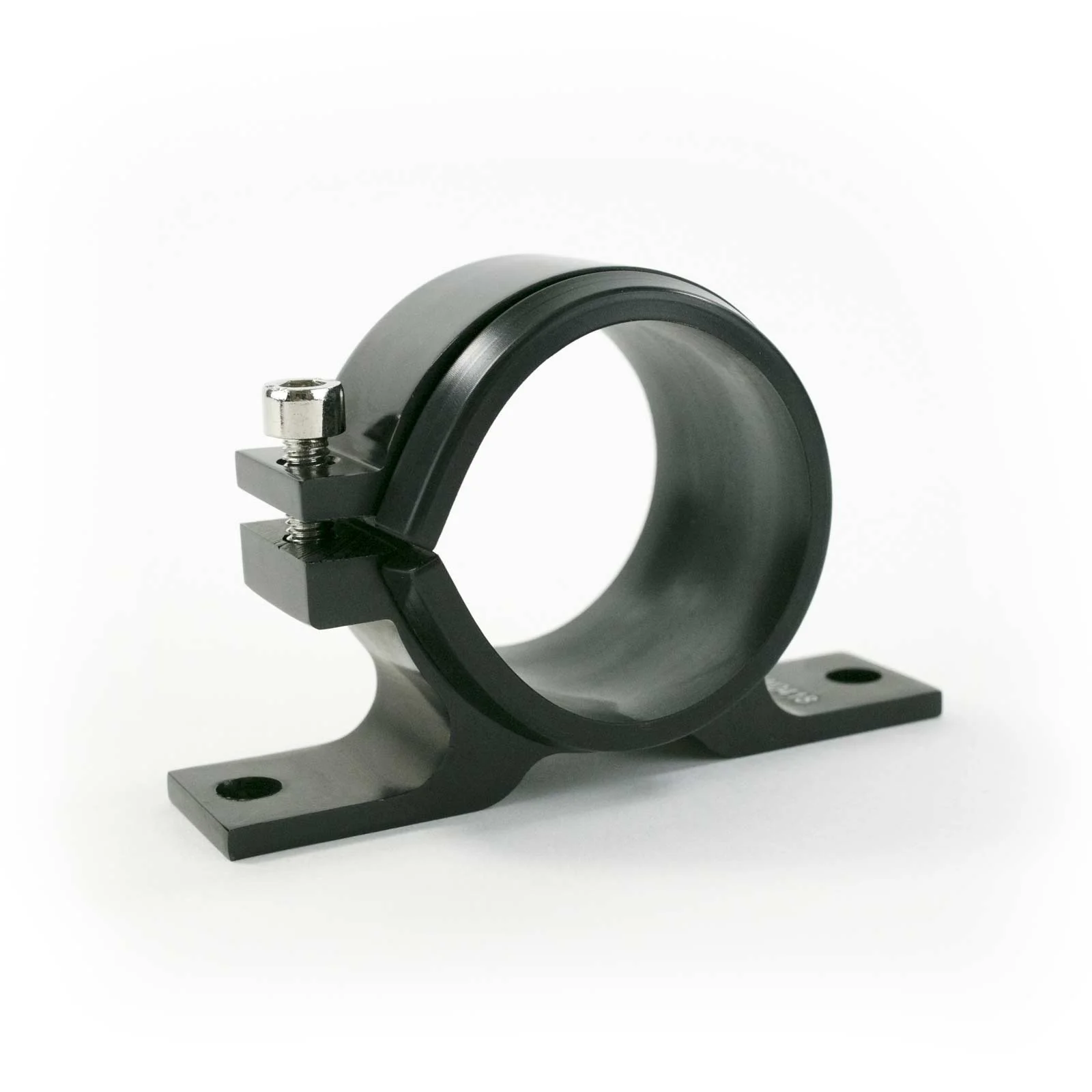 50mm Aluminum Inline Fuel Filter Bracket - Black