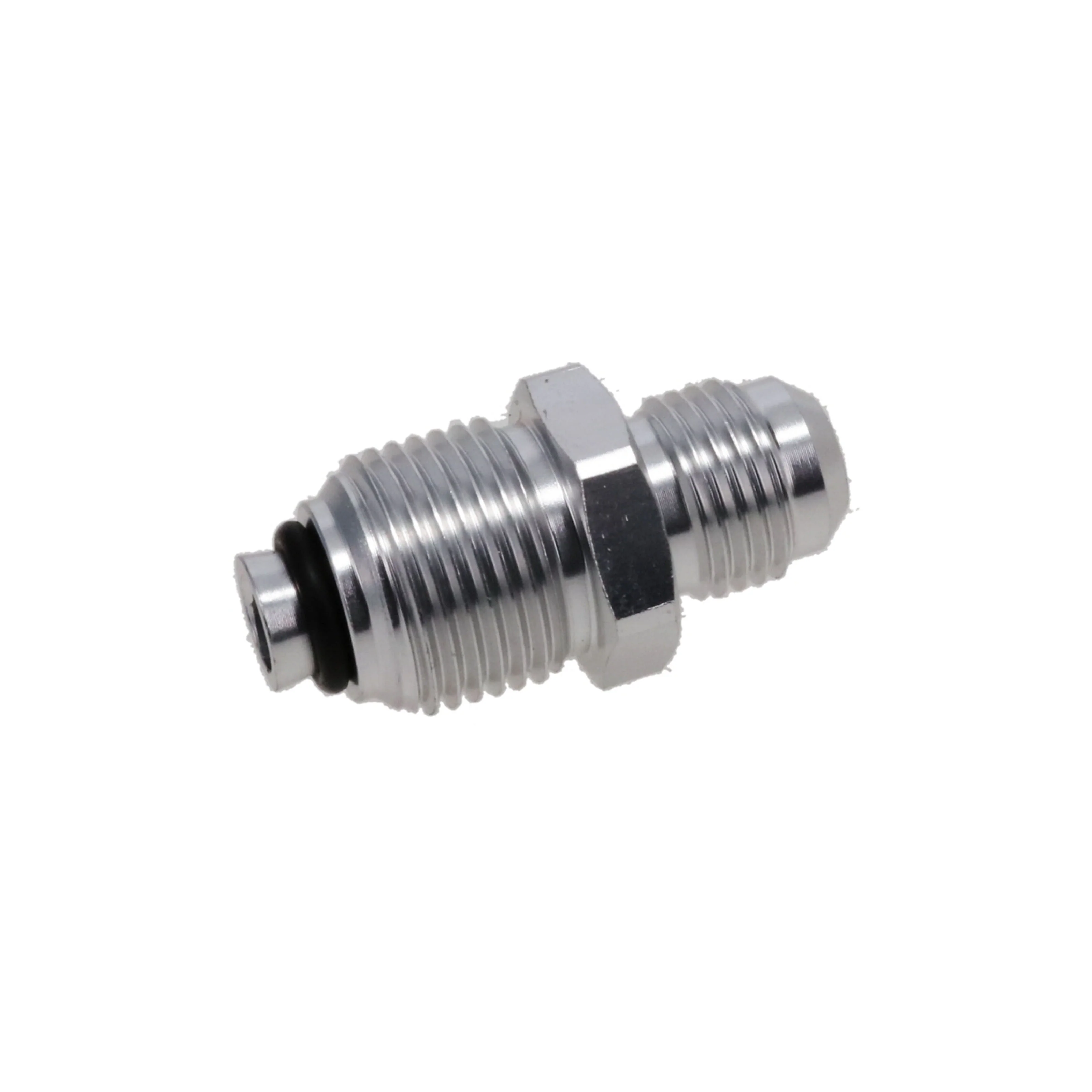 -6AN Male Flare to 11/16-18 Inverted Flare Power Steering Adapter Fitting - Image 2