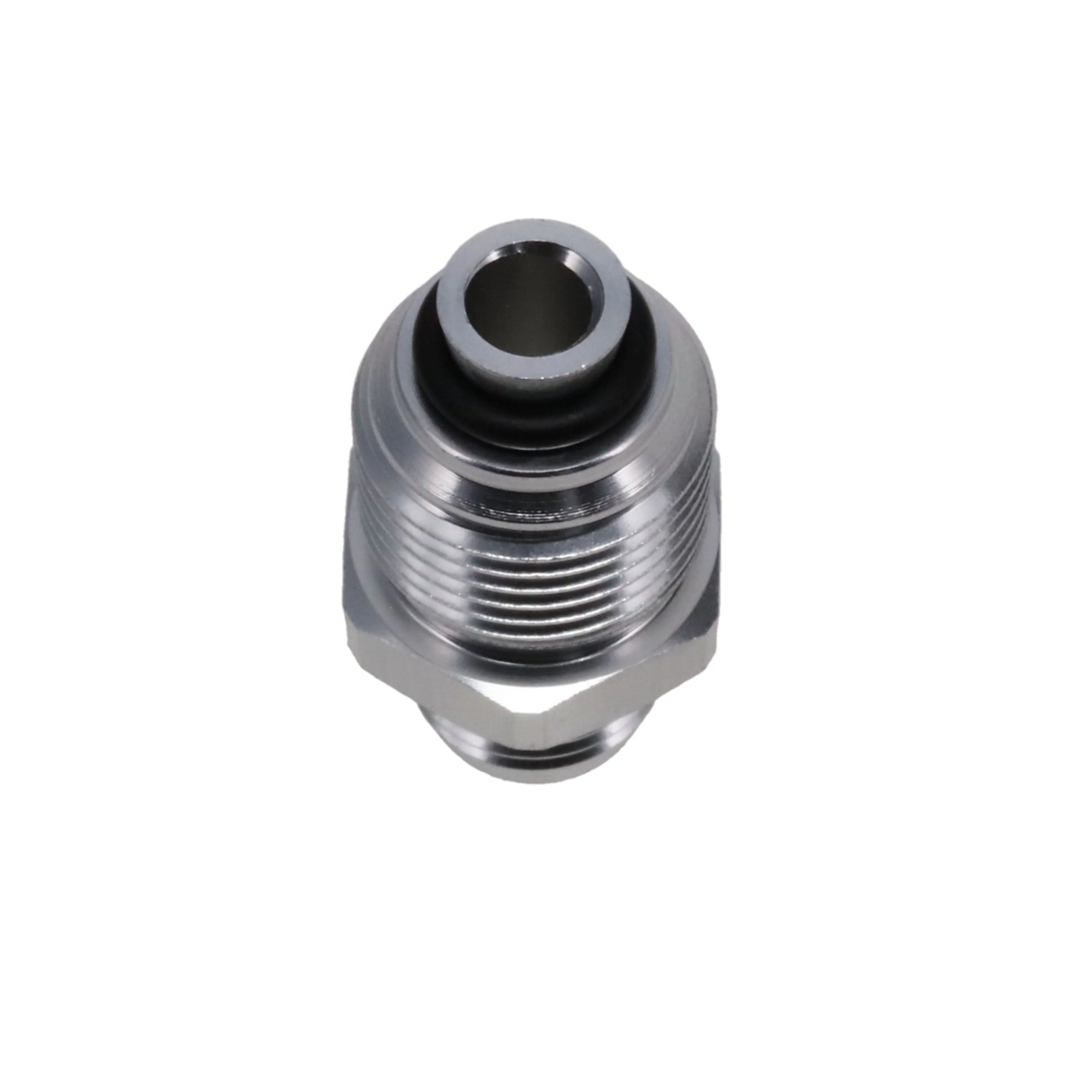 -6AN Male Flare to 11/16-18 Inverted Flare Power Steering Adapter Fitting - Image 3