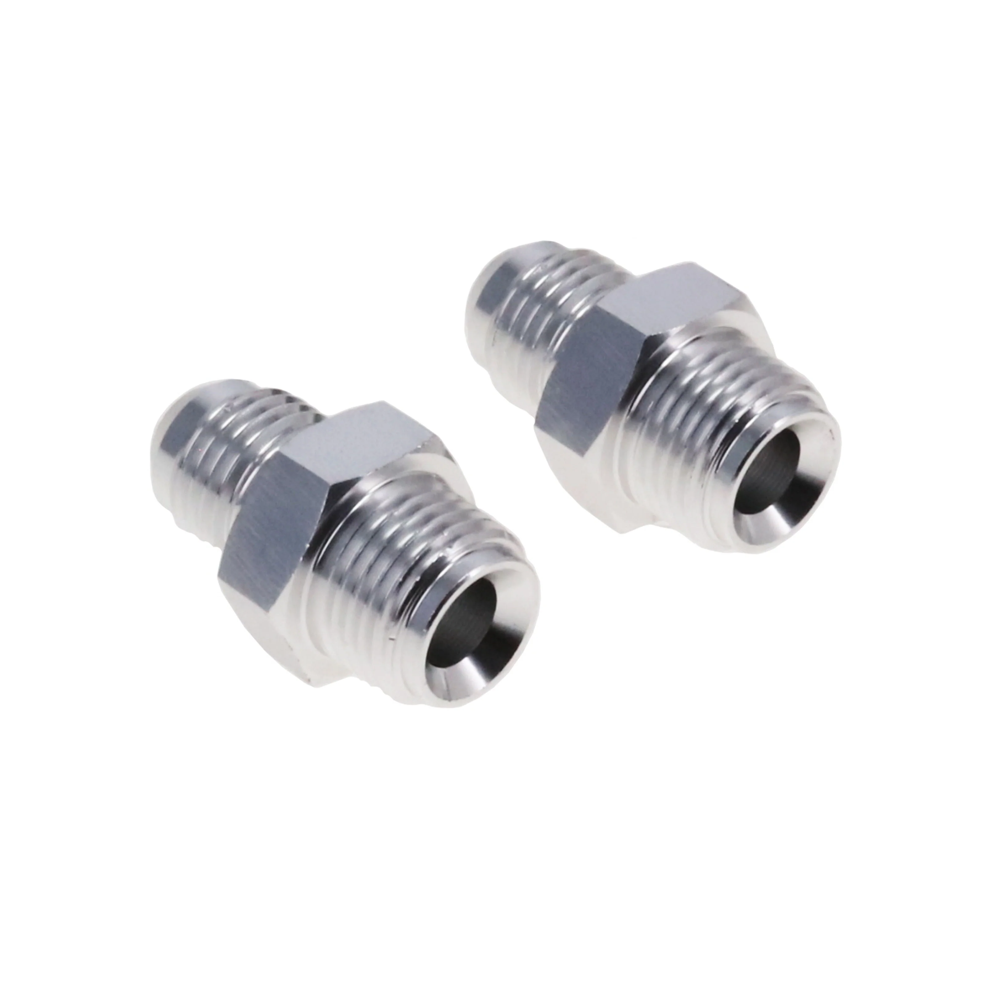 -6AN Male Flare to 5/8-18 Inverted Flare Power Steering Adapter Fitting