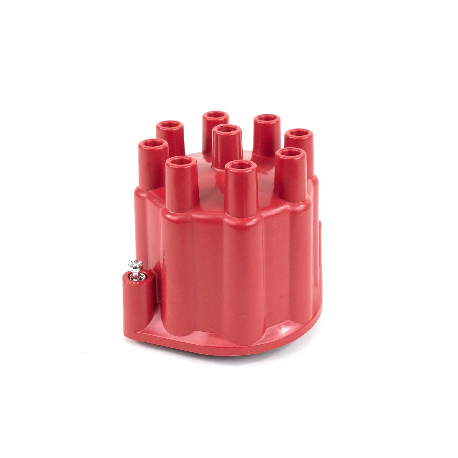 8-Cylinder Female Pro Series Distributor Cap & Rotor Kit - Red - Image 2