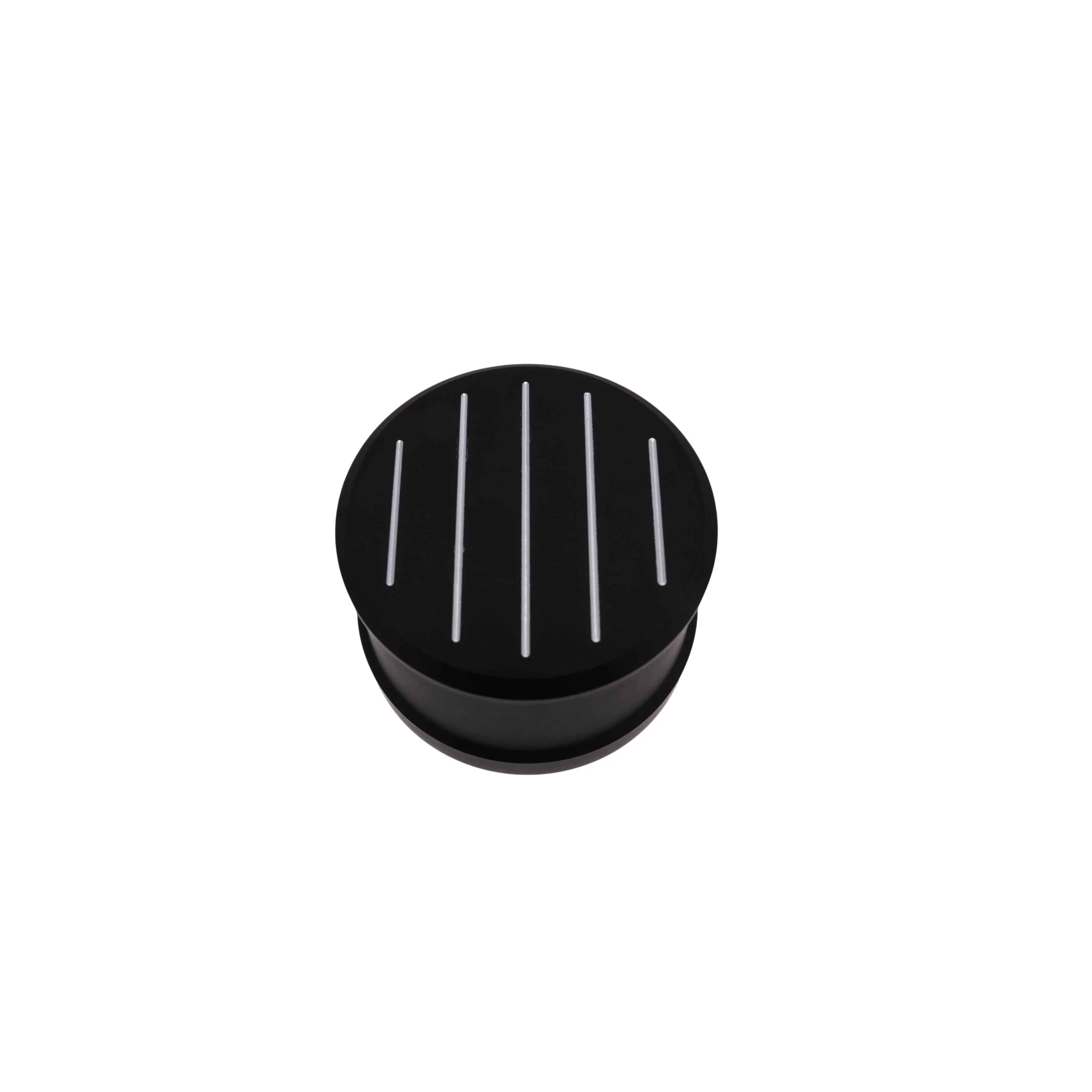 Aluminum Breather Cap, Push-In Ball-Milled - Black - Image 5