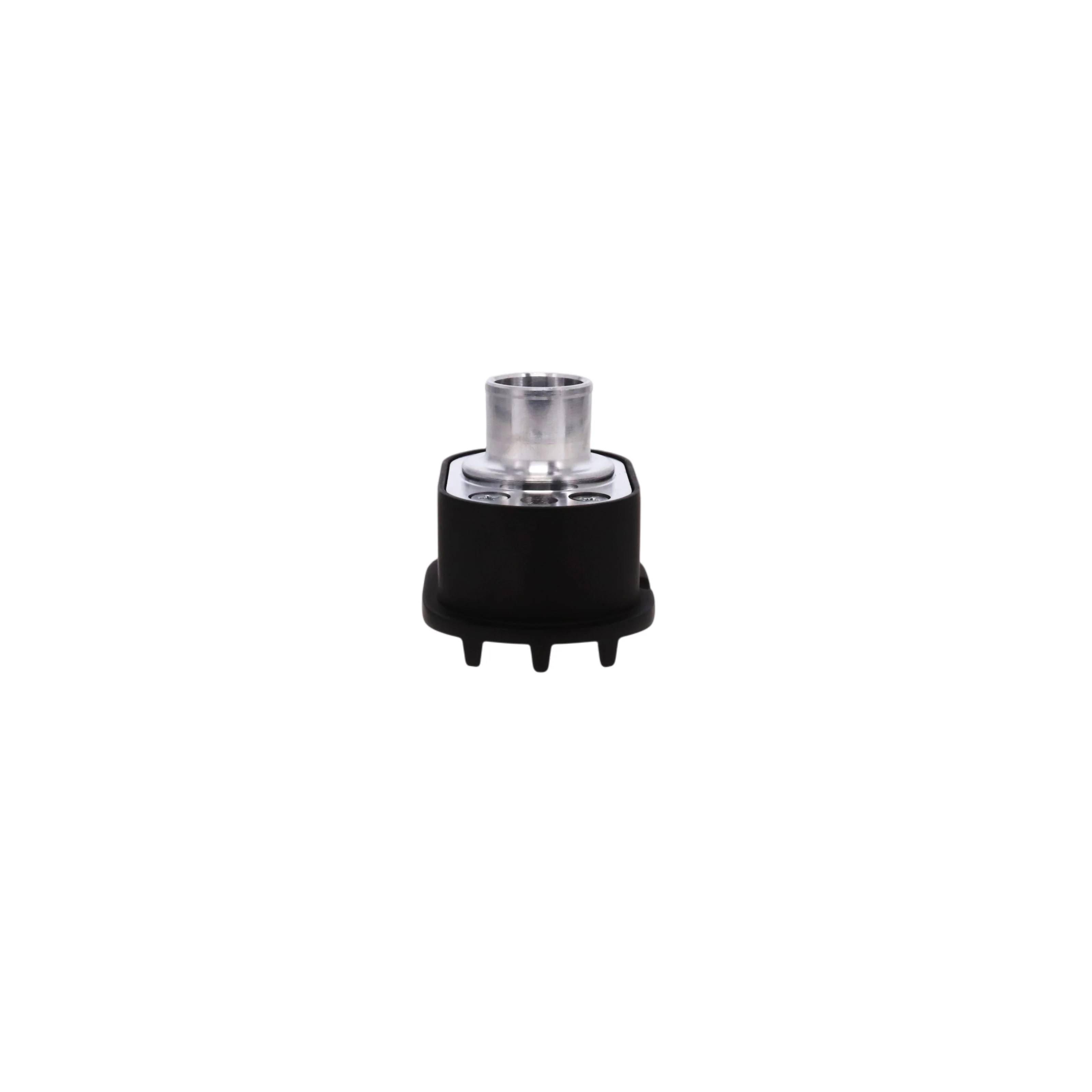 Aluminum Breather Cap, Push-In Oval Finned - Black - Image 5