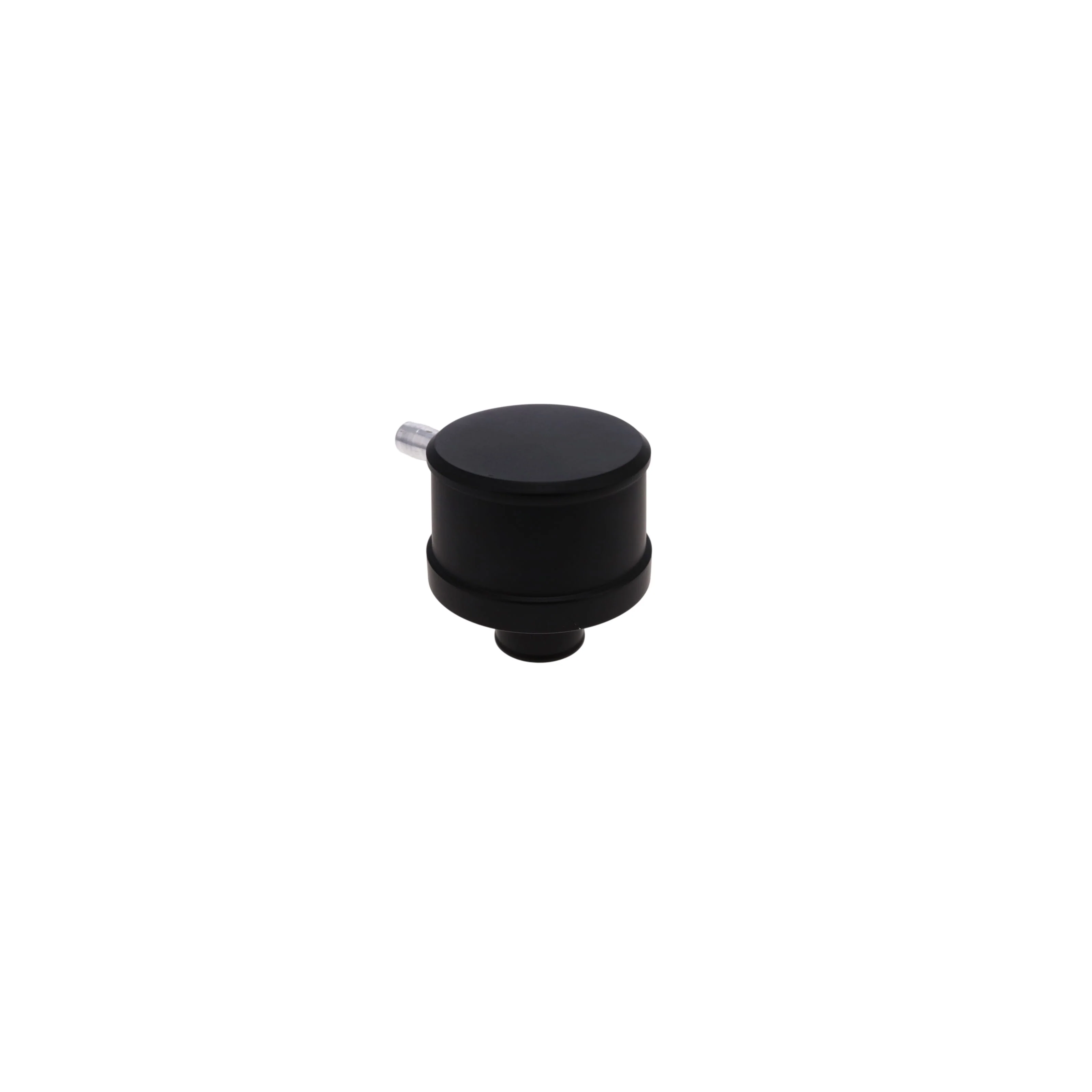 Aluminum Breather Cap, Push-In with Tube Smooth - Black - Image 4