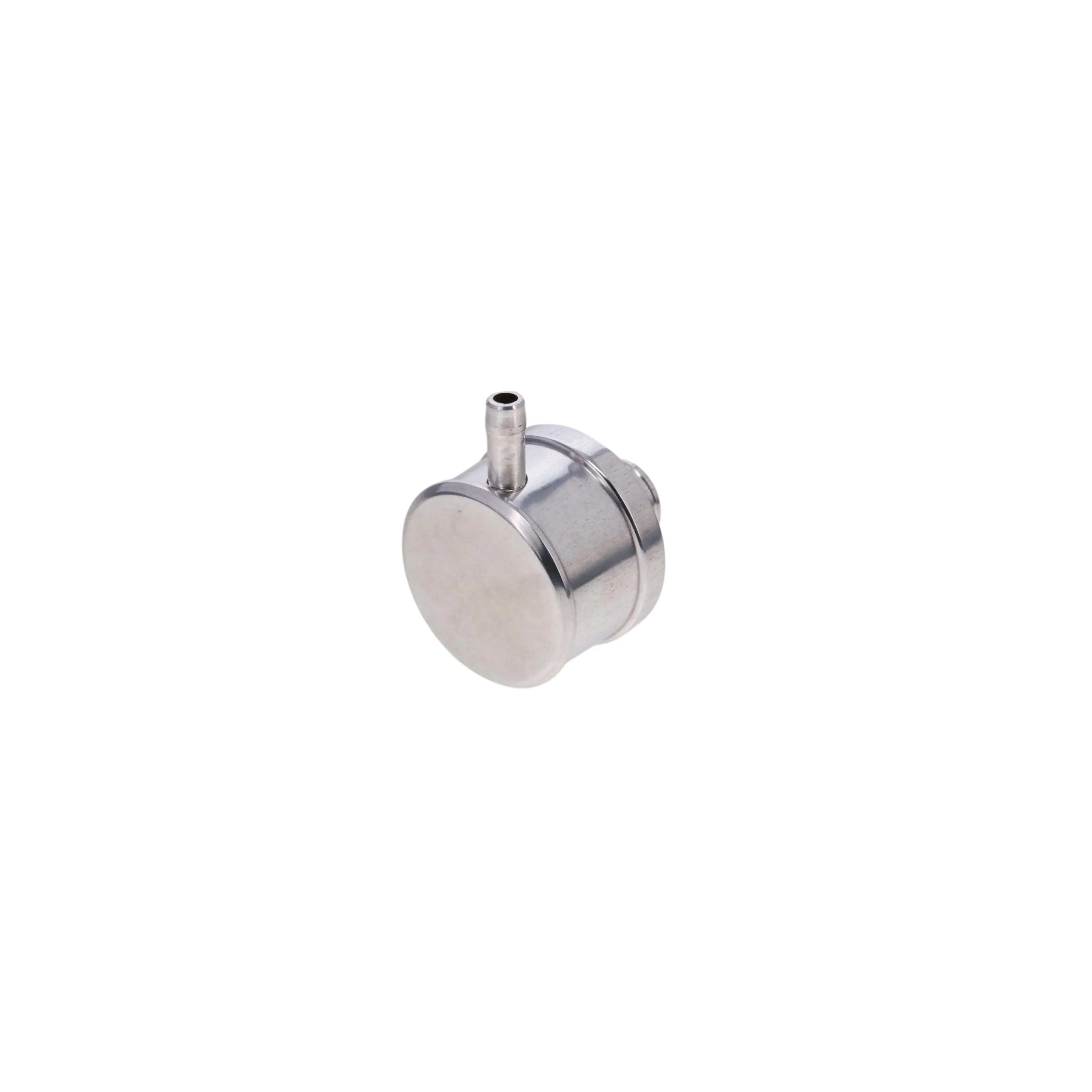 Aluminum Breather Cap, Push-In with Tube Smooth - Polished - Image 3