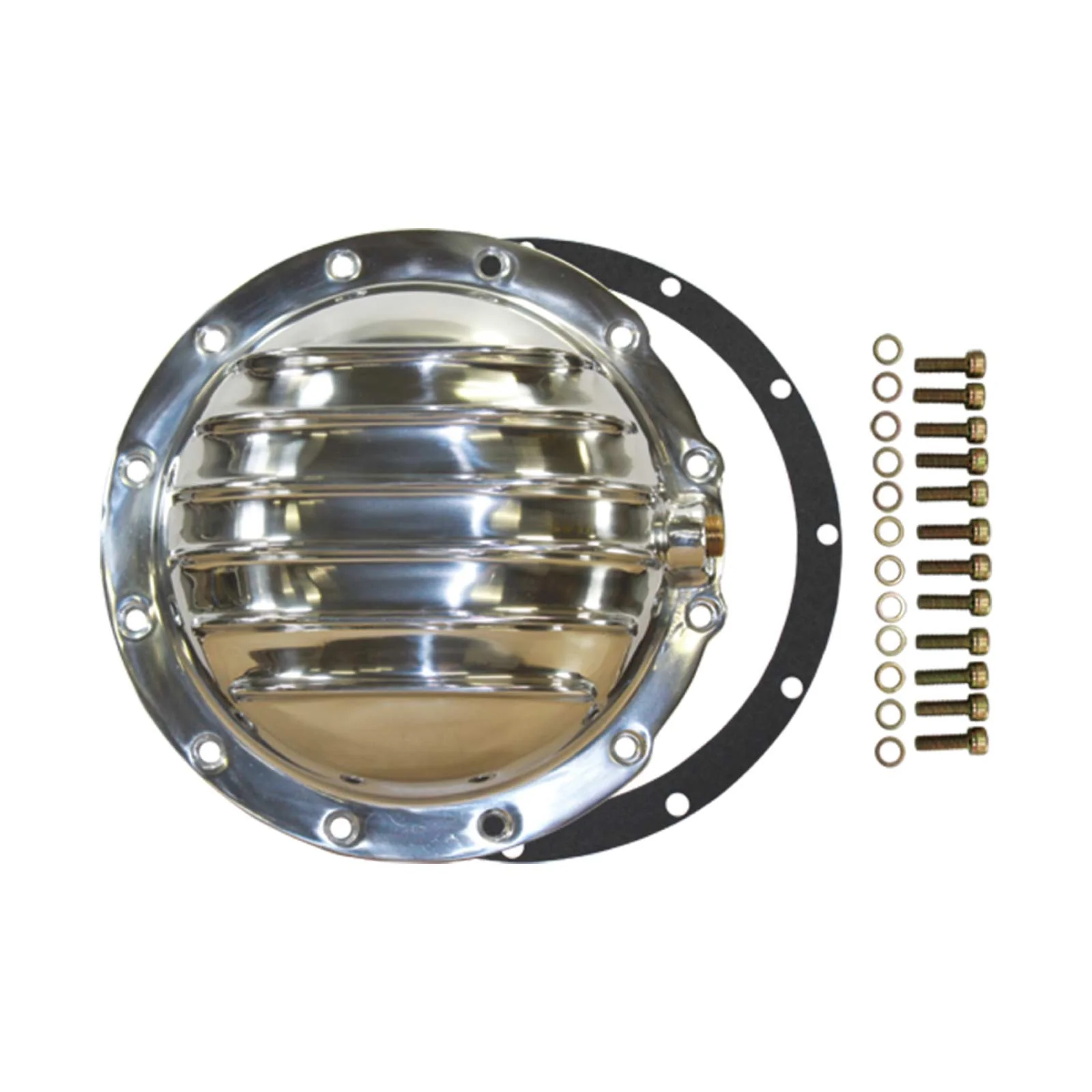 AMC Model 20 12-Bolt Aluminum Differential Cover Polished w/ Gasket & Hardware