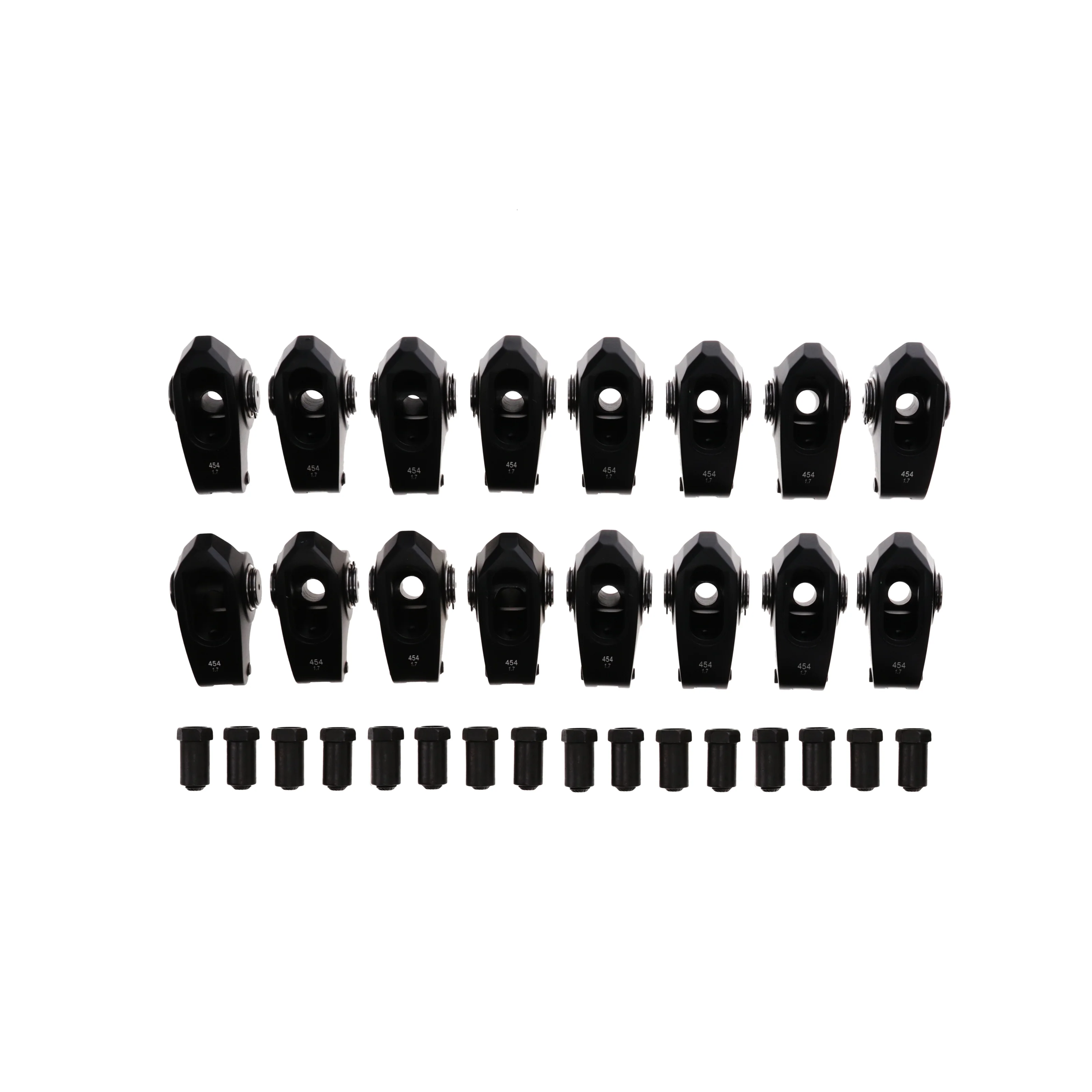 Big Block Chevy Pro Series 2024 Aluminum Roller Rocker Arms, 1.7 Ratio, 7/16 in. Stud, Needle Bearing Tip - Image 2