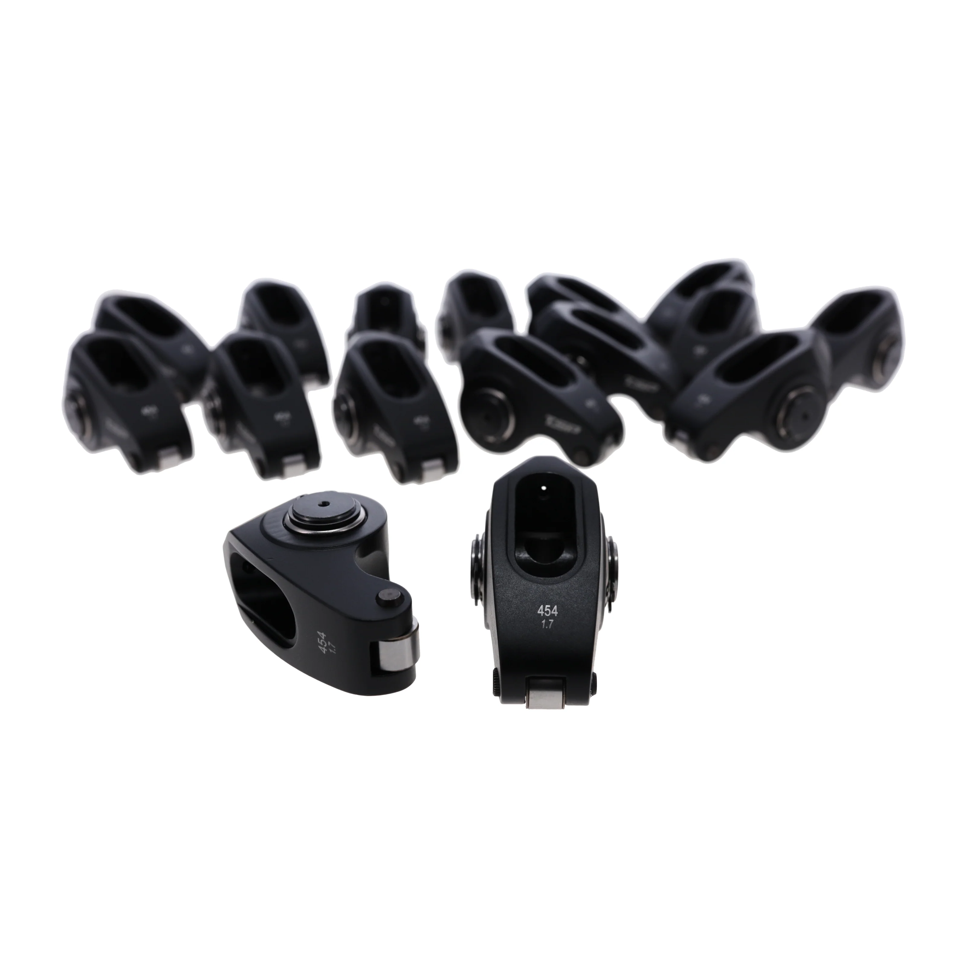Big Block Chevy Pro Series 2024 Aluminum Roller Rocker Arms, 1.7 Ratio, 7/16 in. Stud, Needle Bearing Tip - Image 3