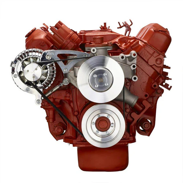 Big Block Chrysler Serpentine Conversion, Alternator Only - Polished - Image 2