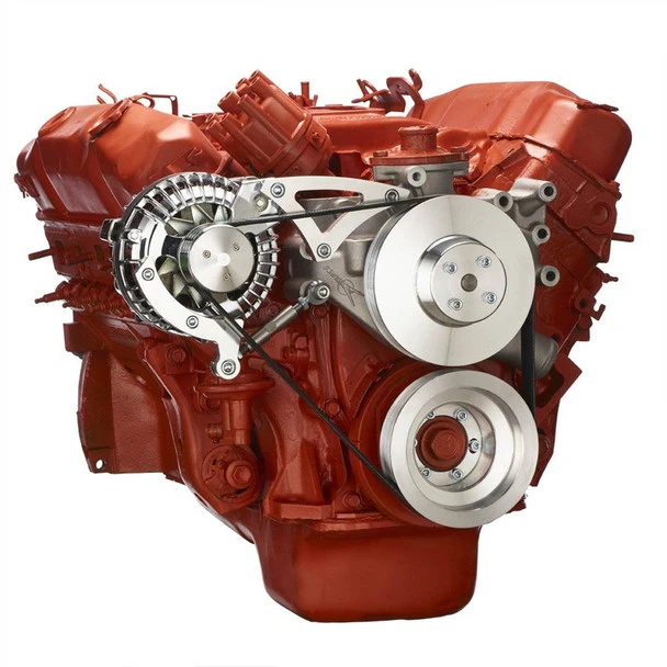 Big Block Chrysler Serpentine Conversion, Alternator Only - Polished - Image 3