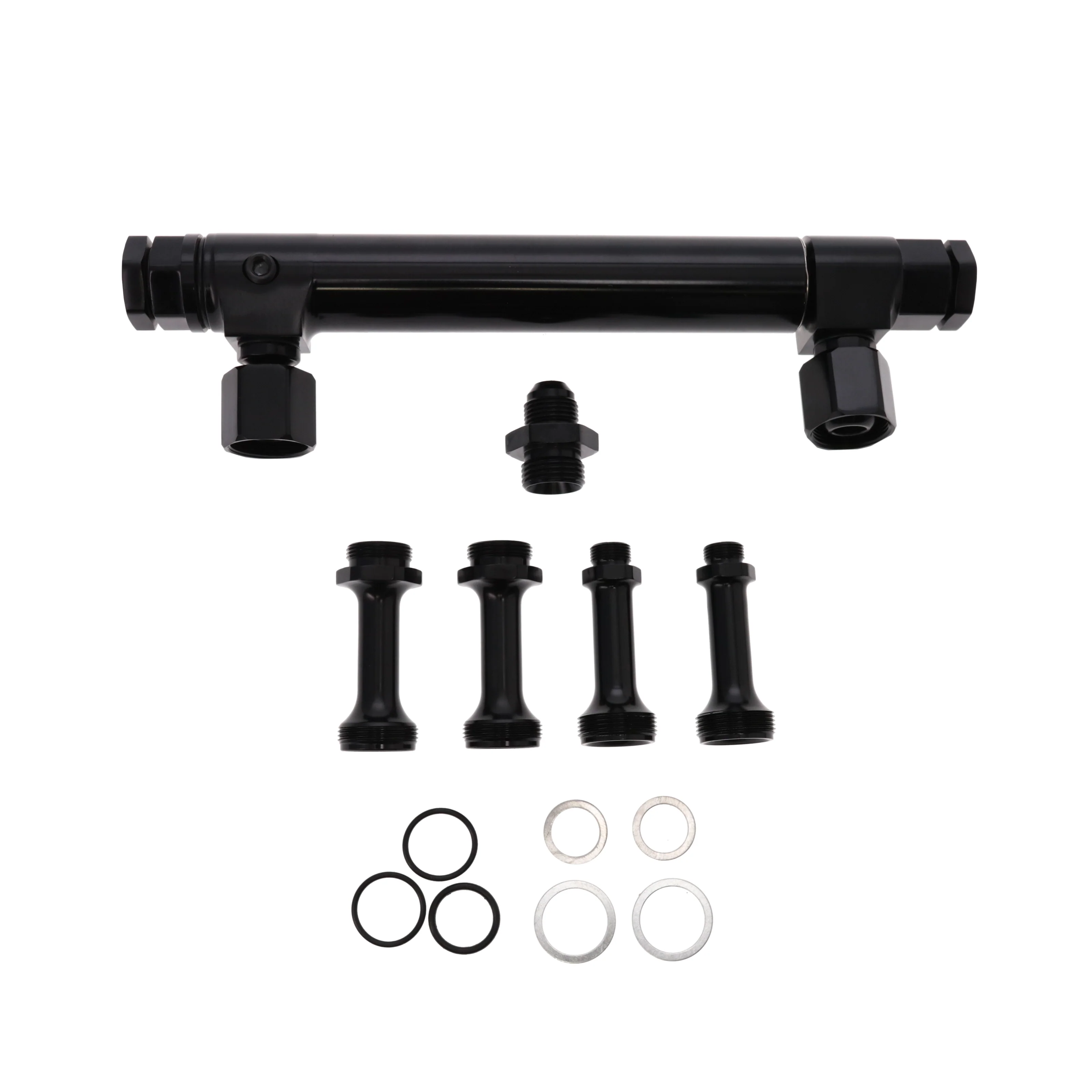 Billet Aluminum Adjustable Pivoting Telescopic Fuel Log for Holley 4150 and 4500 Style Carburetors
