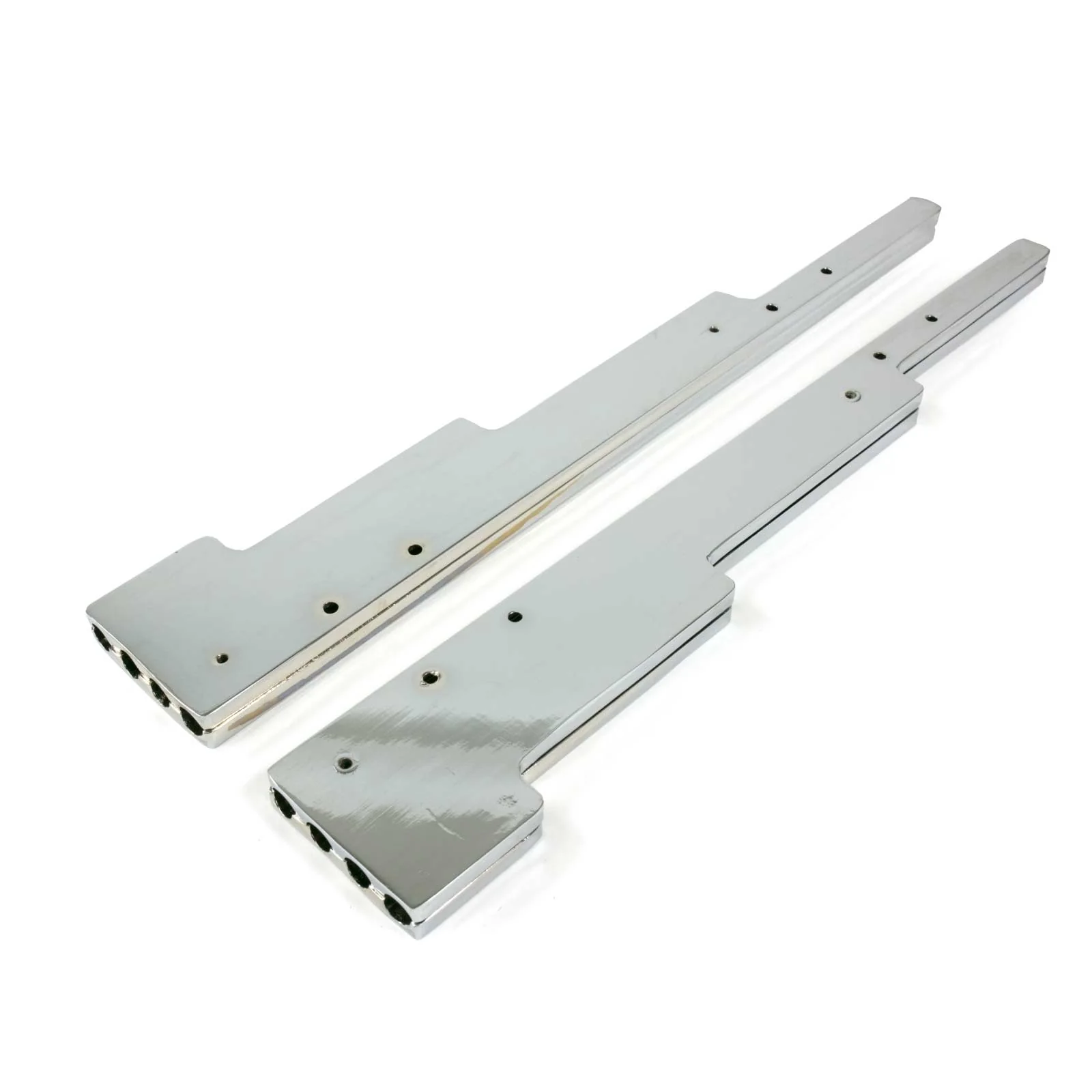 Billet Aluminum Smooth Universal Wire Looms - Polished - Image 2