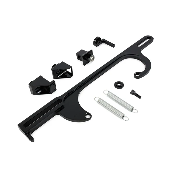 Billet Aluminum Throttle Cable Bracket - Black