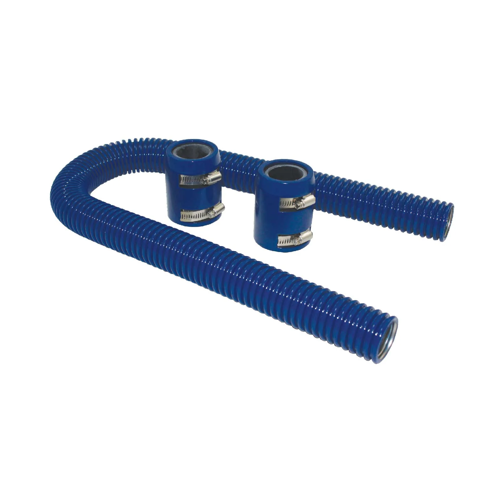 Blue Stainless Steel Flexible Radiator Hose Kit - 36 Inches - Image 3
