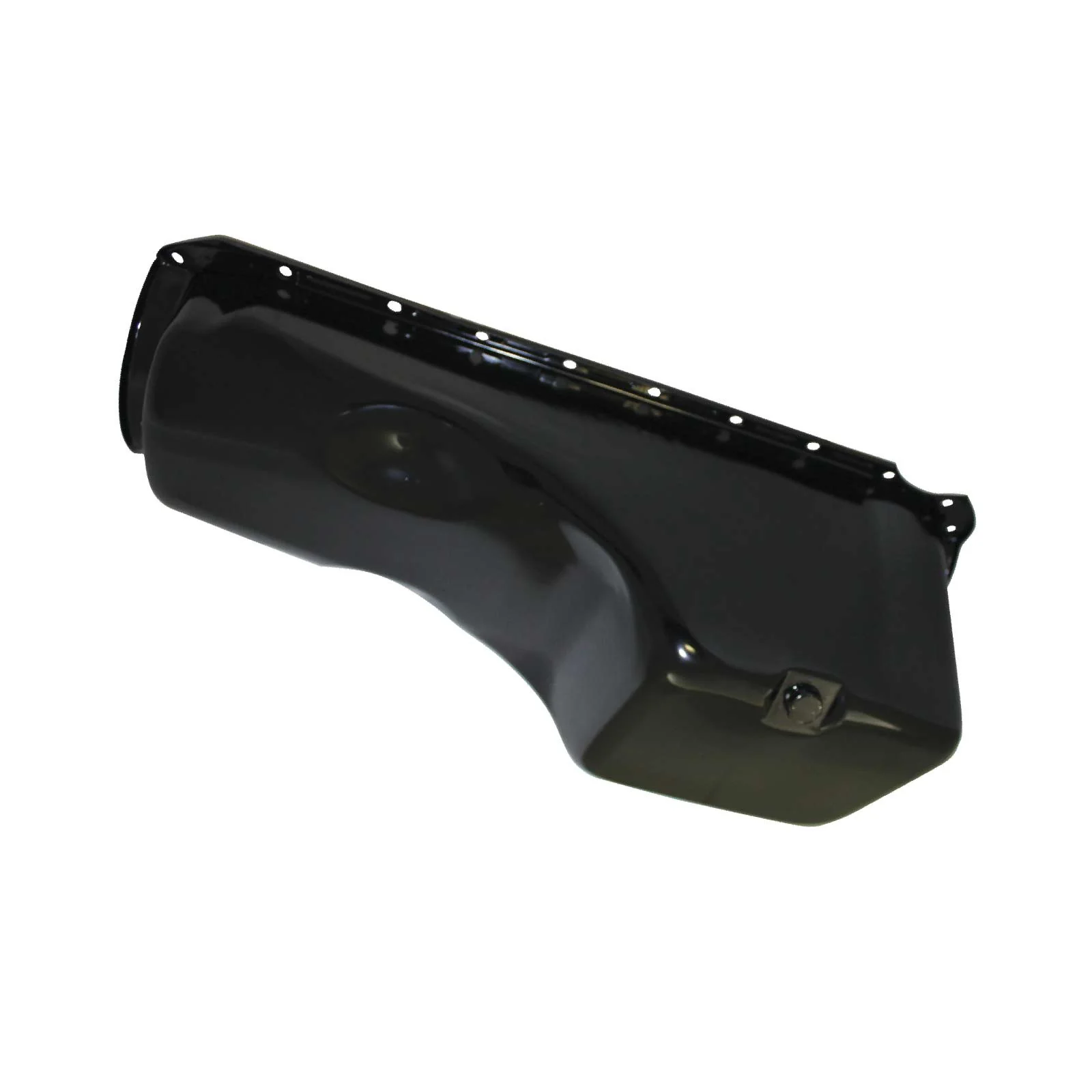 Chevy Big Block 2-Piece Rear Main Seal Steel Oil Pan - Black