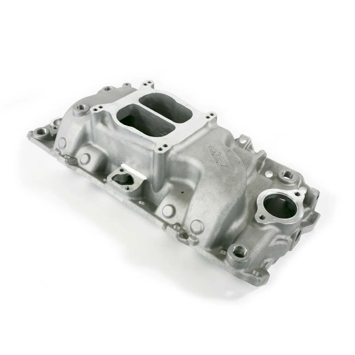 Chevy Big Block Carbureted Dual Plane Aluminum Intake Manifold - Satin