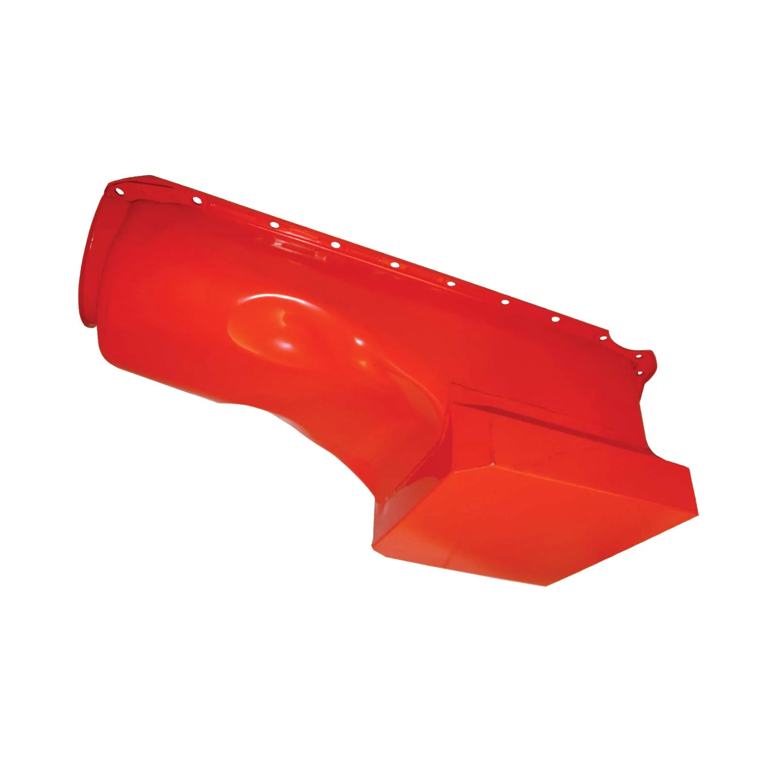 Chevy Big Block High-Capacity Steel Racing Style Oil Pan - Orange