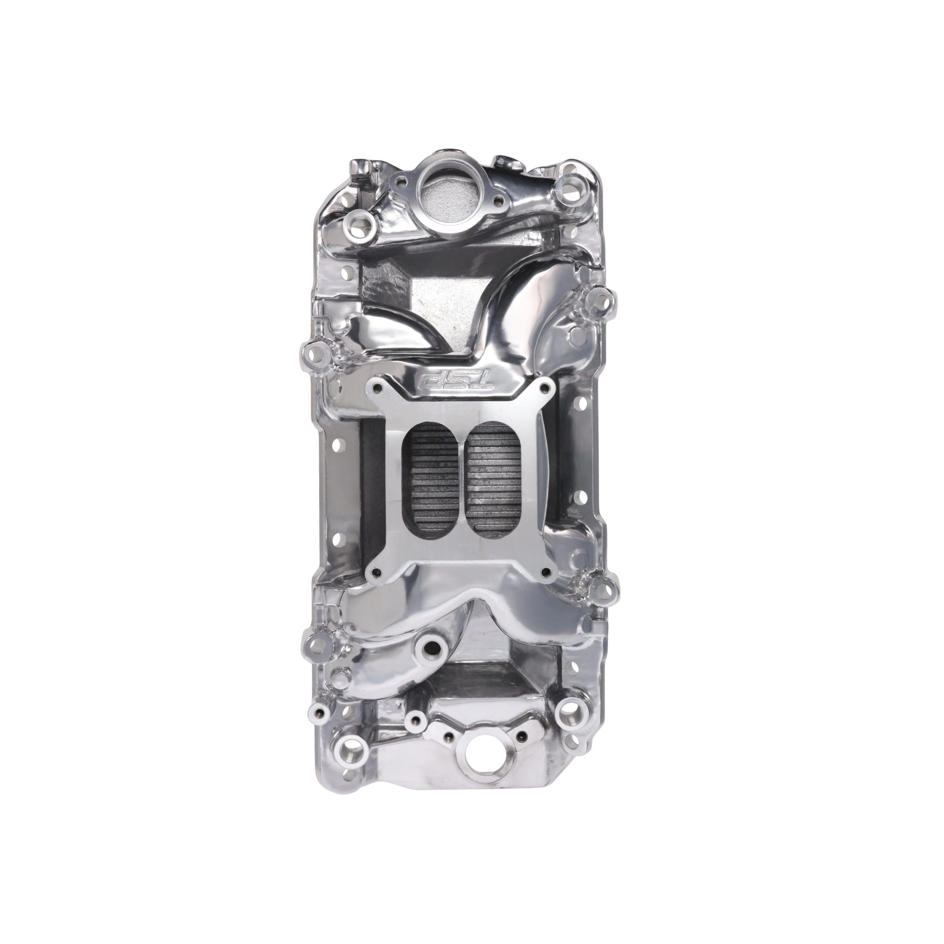Chevy Big Block V8 Dual Plane Aluminum Intake Manifold - Polished - Image 3