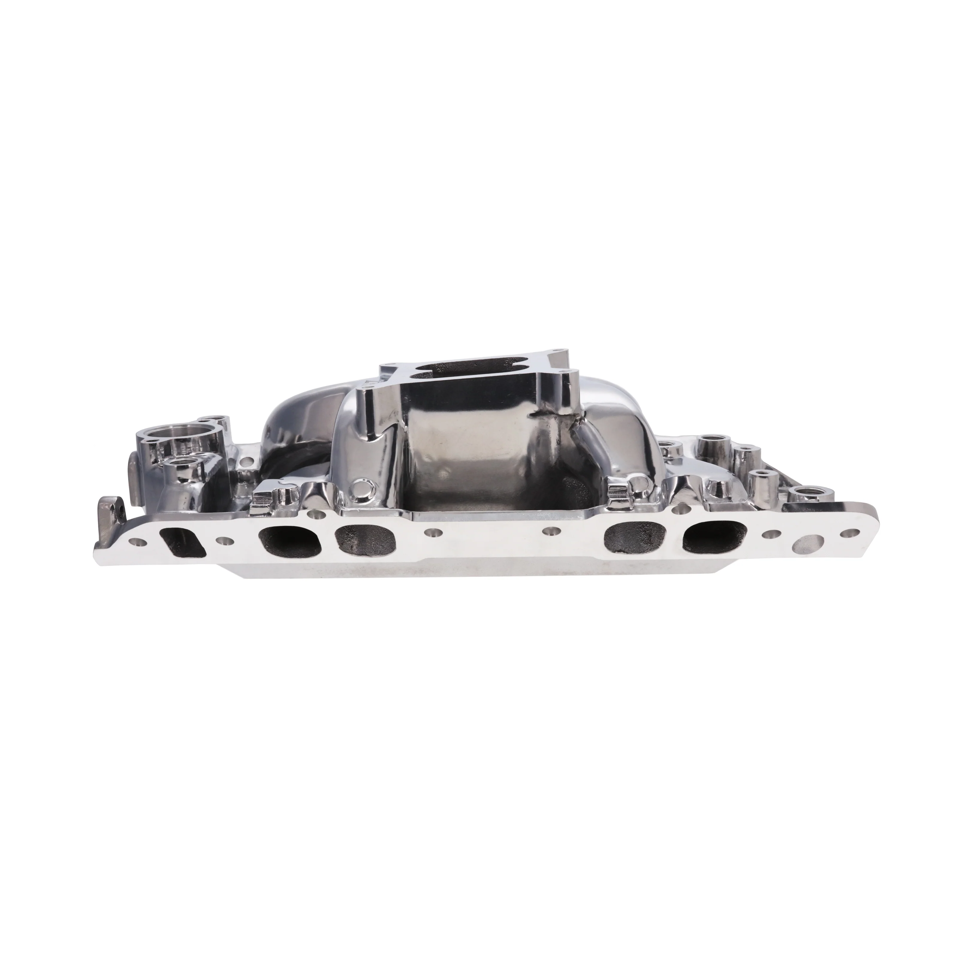 Chevy Big Block V8 Dual Plane Aluminum Intake Manifold - Polished - Image 4