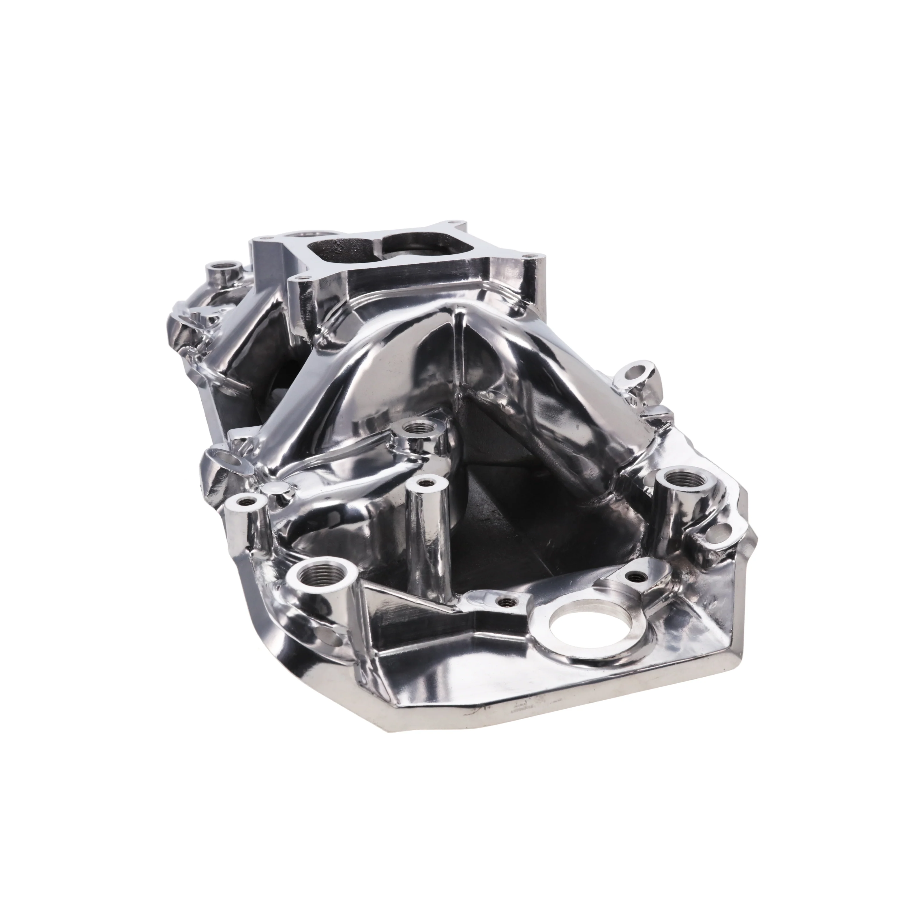 Chevy Big Block V8 Dual Plane Aluminum Intake Manifold - Polished - Image 5