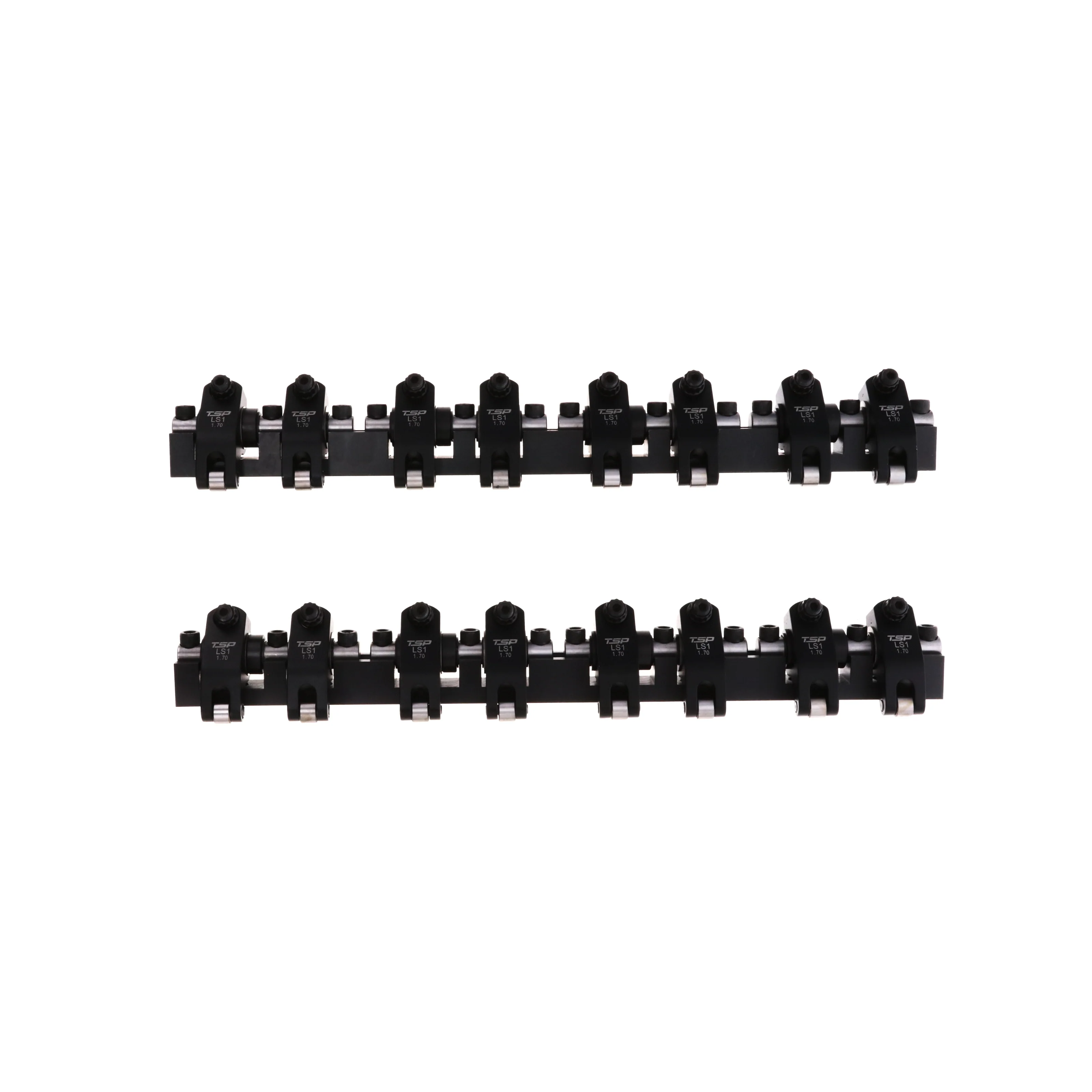 Chevy LS1 Pro Series 2024 Aluminum Roller Rocker Arm System, 1.7 Ratio, Needle Bearing Trunnion, Needle Bearing Tip - Image 4