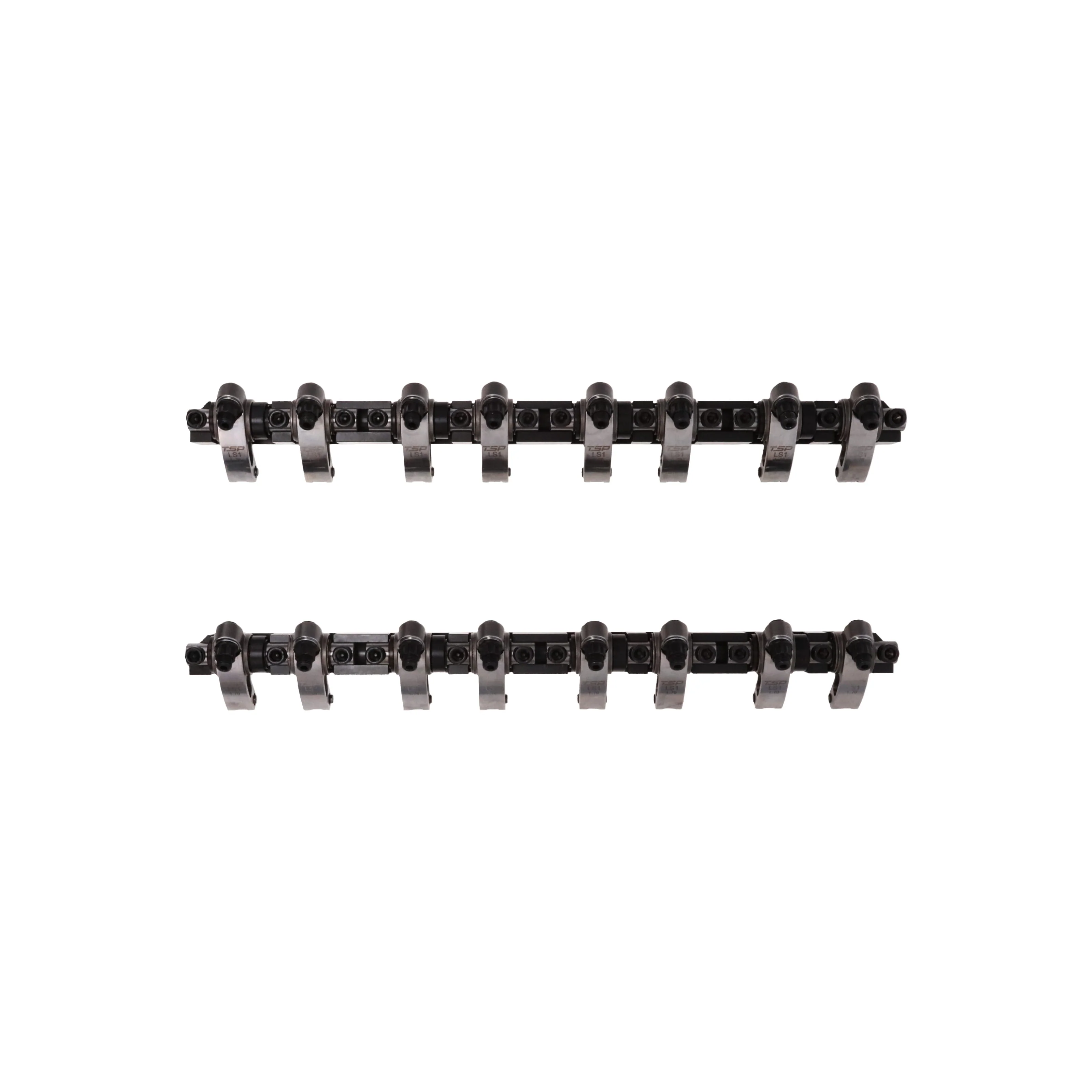 Chevy LS1 Stainless Steel Shaft Pro Series Rocker Arm System, 1.7 Ratio, Bronze Bushing Trunnion, Needle Bearing Tip - Image 3