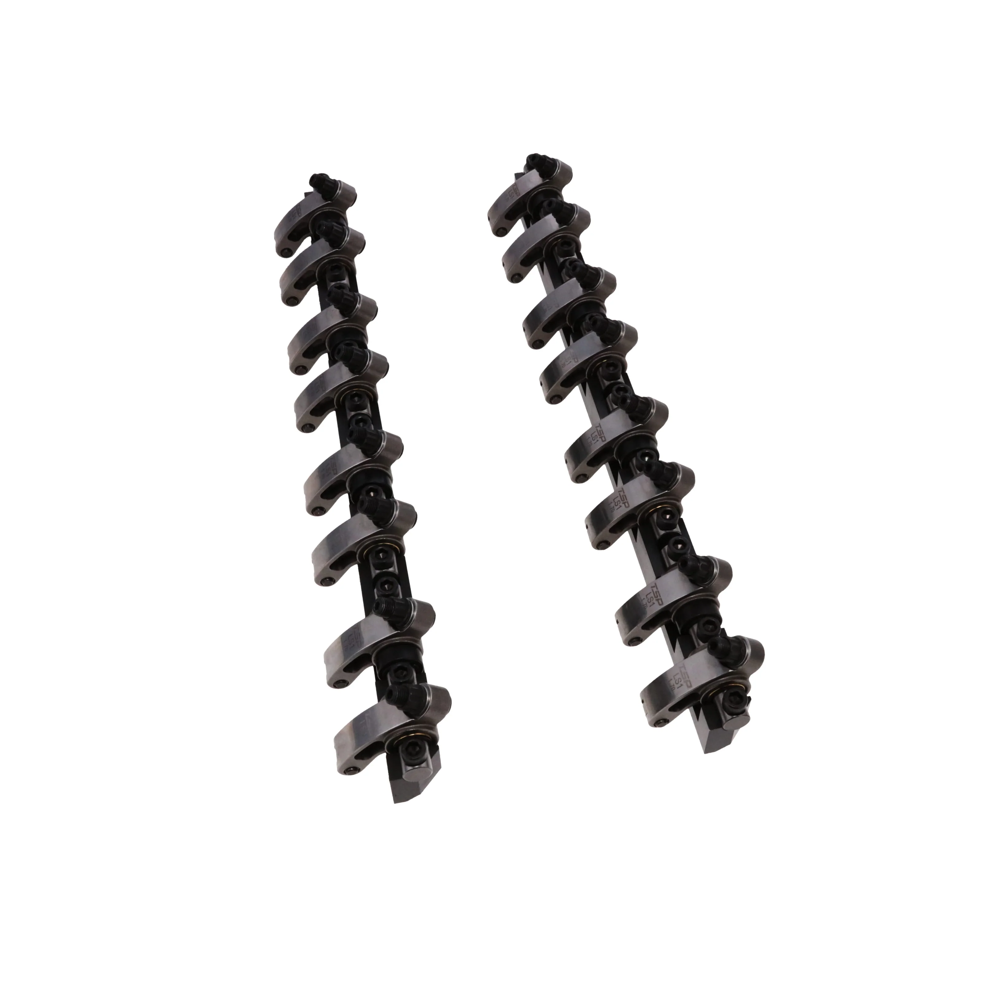 Chevy LS1 Stainless Steel Shaft Pro Series Rocker Arm System, 1.7 Ratio, Bronze Bushing Trunnion, Needle Bearing Tip - Image 5