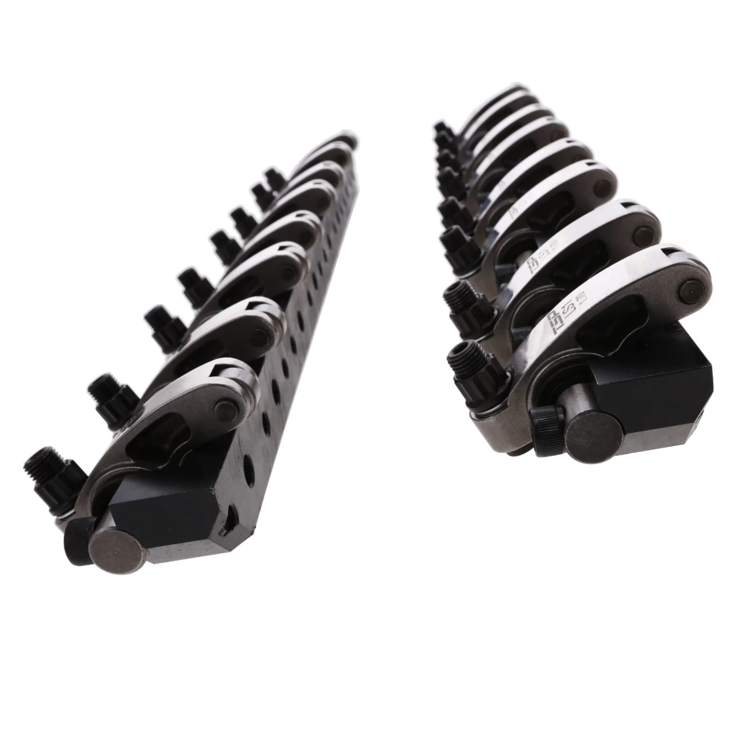 Chevy LS1 Stainless Steel Shaft Pro Series Rocker Arm System, 1.7 Ratio, Needle Bearing Trunnion, Needle Bearing Tip - Image 2